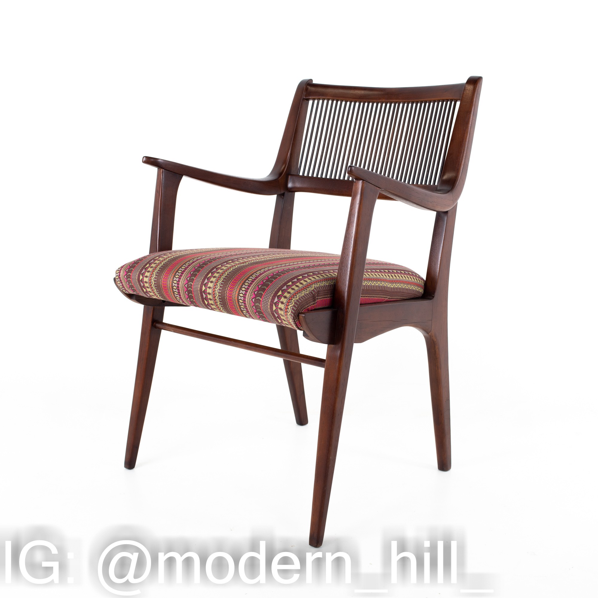 Restored John Van Koert for Drexel Parallel Mid Century Dining Chairs - Set of 6