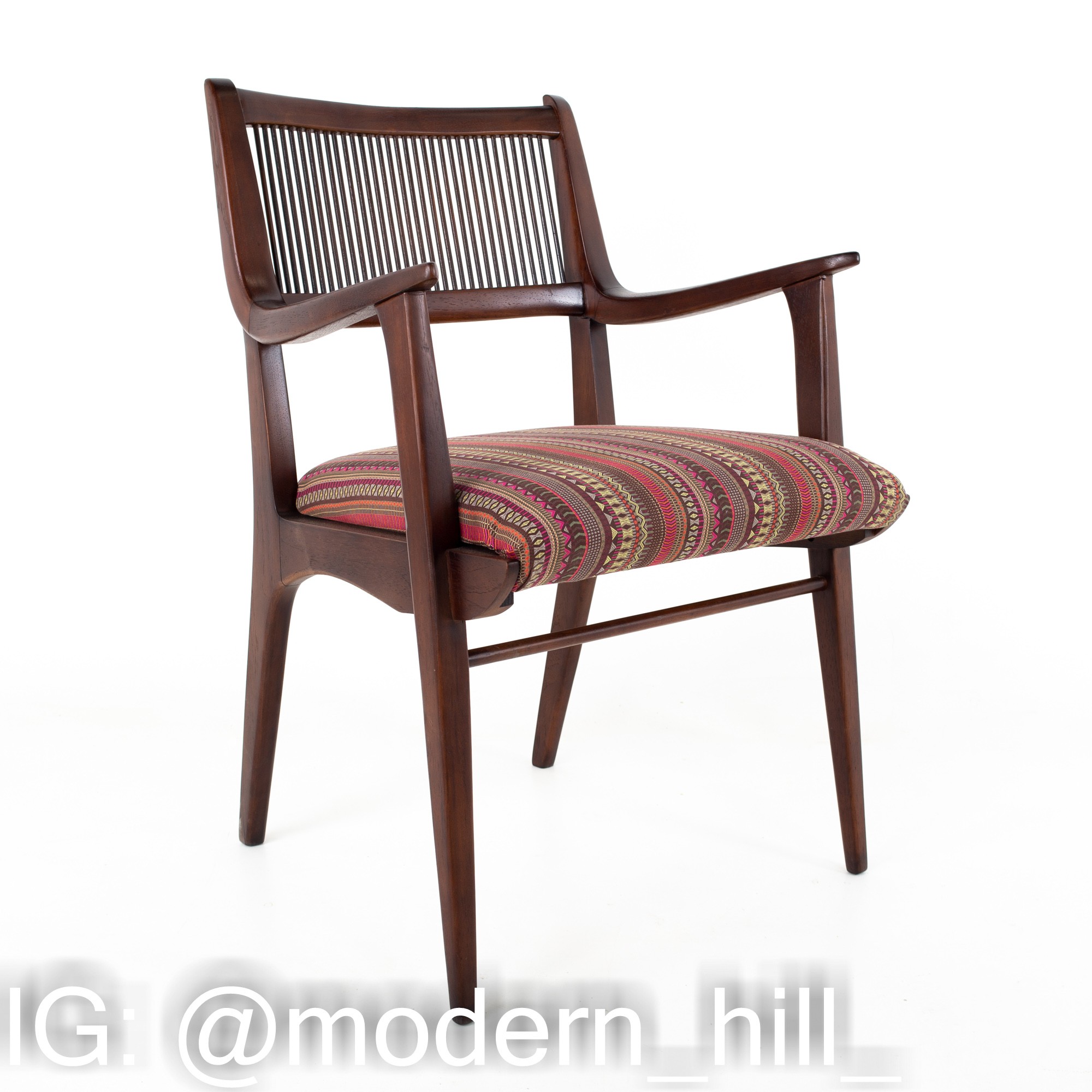 Restored John Van Koert for Drexel Parallel Mid Century Dining Chairs - Set of 6
