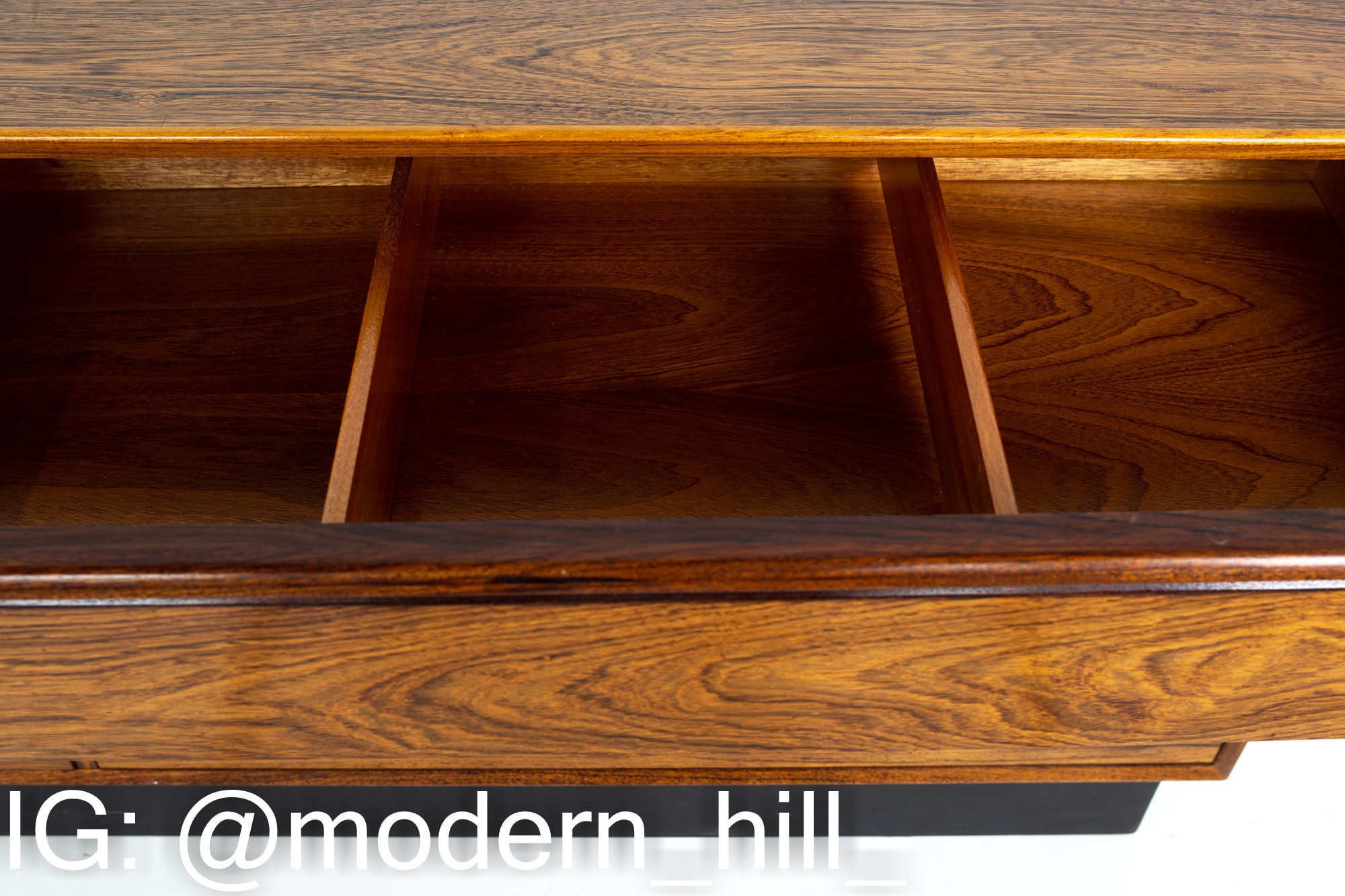 Westnofa Mid Century Rosewood 8 Drawer Lowboy Dresser