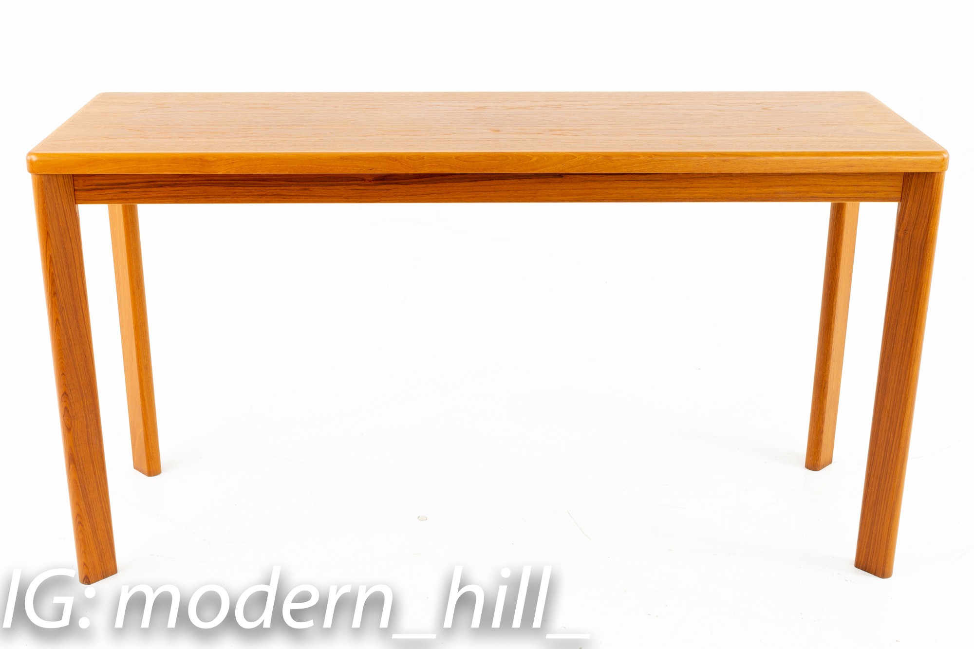 Vejle Stole Mobelfabrik Mid Century Danish Teak Console Sofa Table