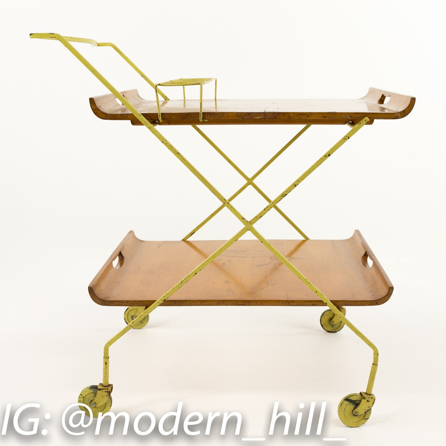 Milo Baughman Mid-century Modern Bar Cart
