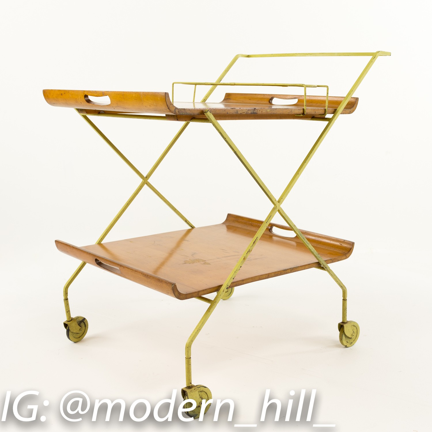 Milo Baughman Mid-century Modern Bar Cart