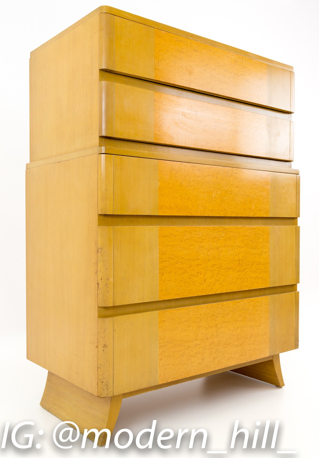 Eliel Saarinen for Northern Furniture Company Highboy Dresser 