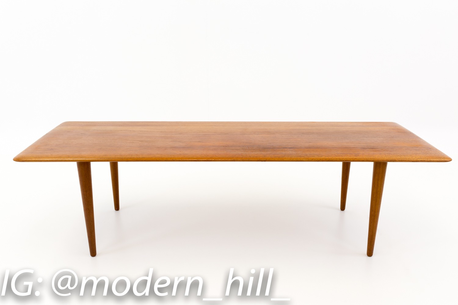 Peter Hvidt for France and Son Fd156 Mid Century Modern Teak Coffee Table
