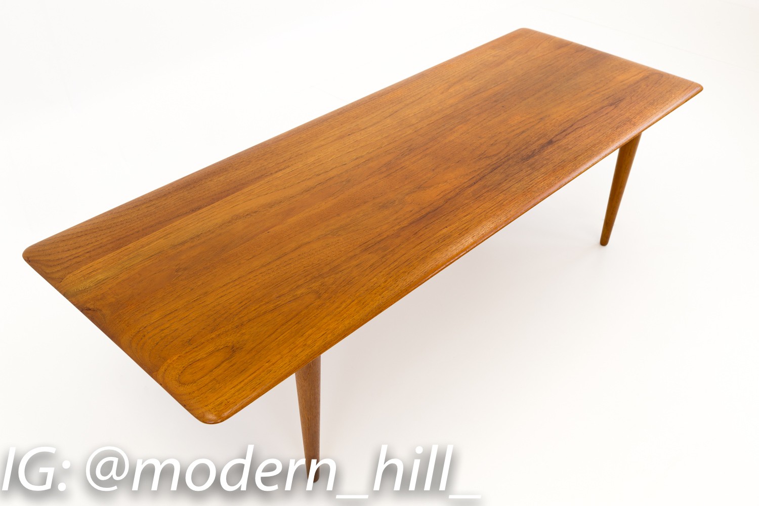 Peter Hvidt for France and Son Fd156 Mid Century Modern Teak Coffee Table