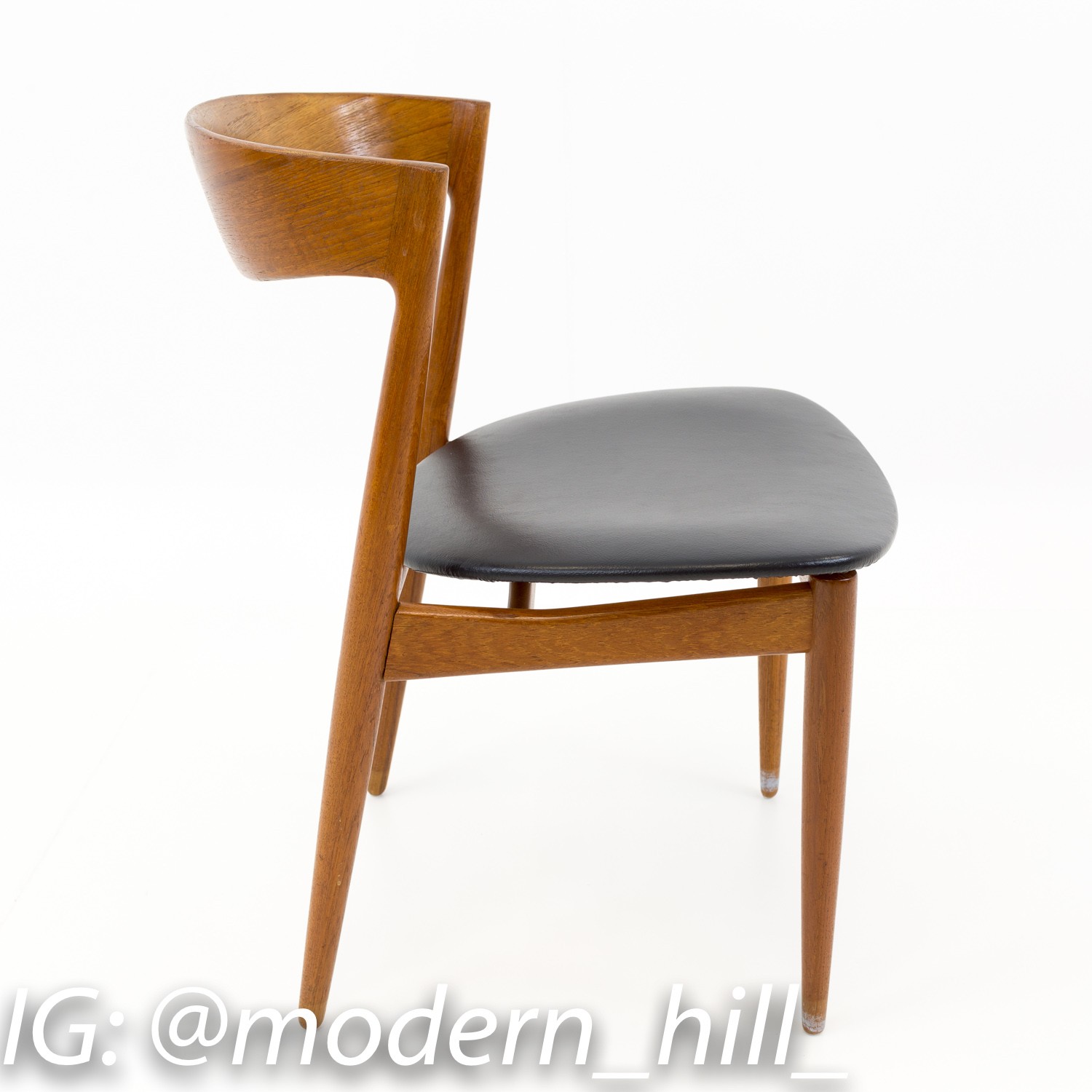 Kai Kristiansen Style Mid Century Modern Dining Chair