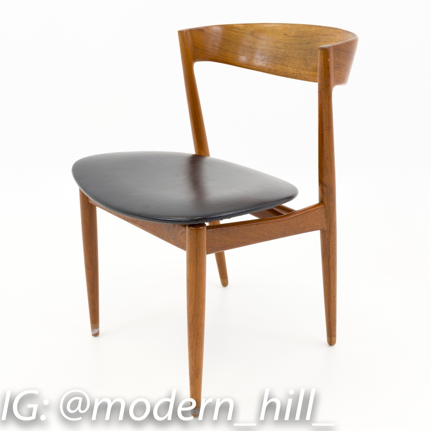 Kai Kristiansen Style Mid Century Modern Dining Chair