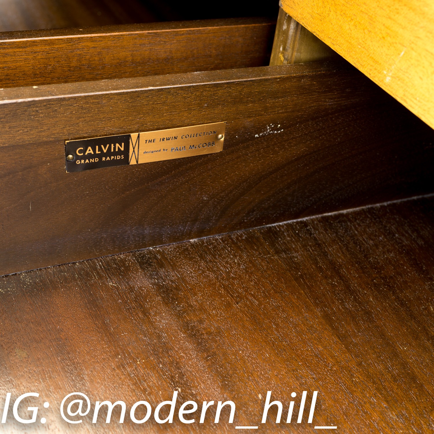 Paul Mccobb for Calvin Irwin Collection 8 Drawer Lowboy Dresser
