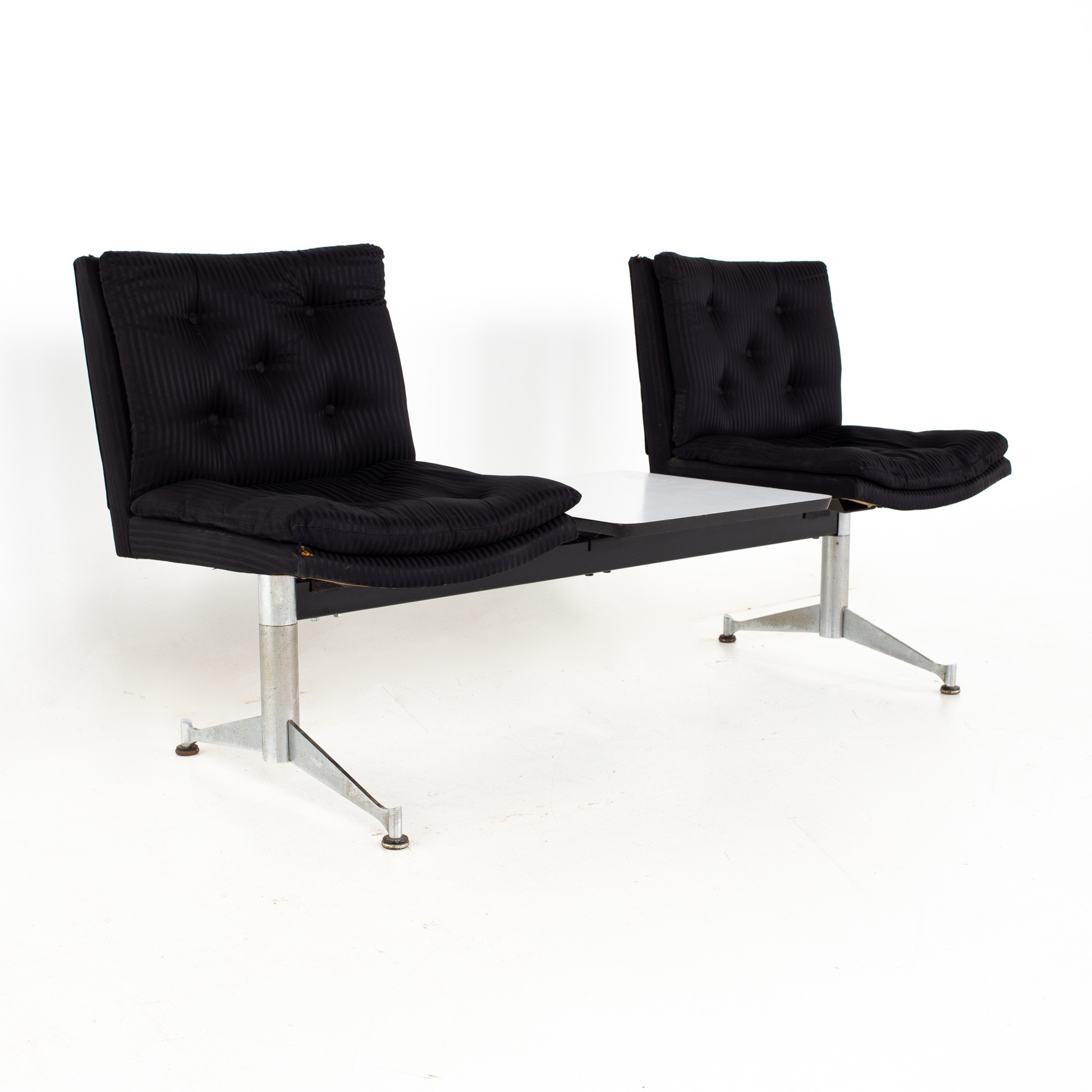 Arthur Umanoff for Madison Furniture Mid Century Modular 2 Seater Bench