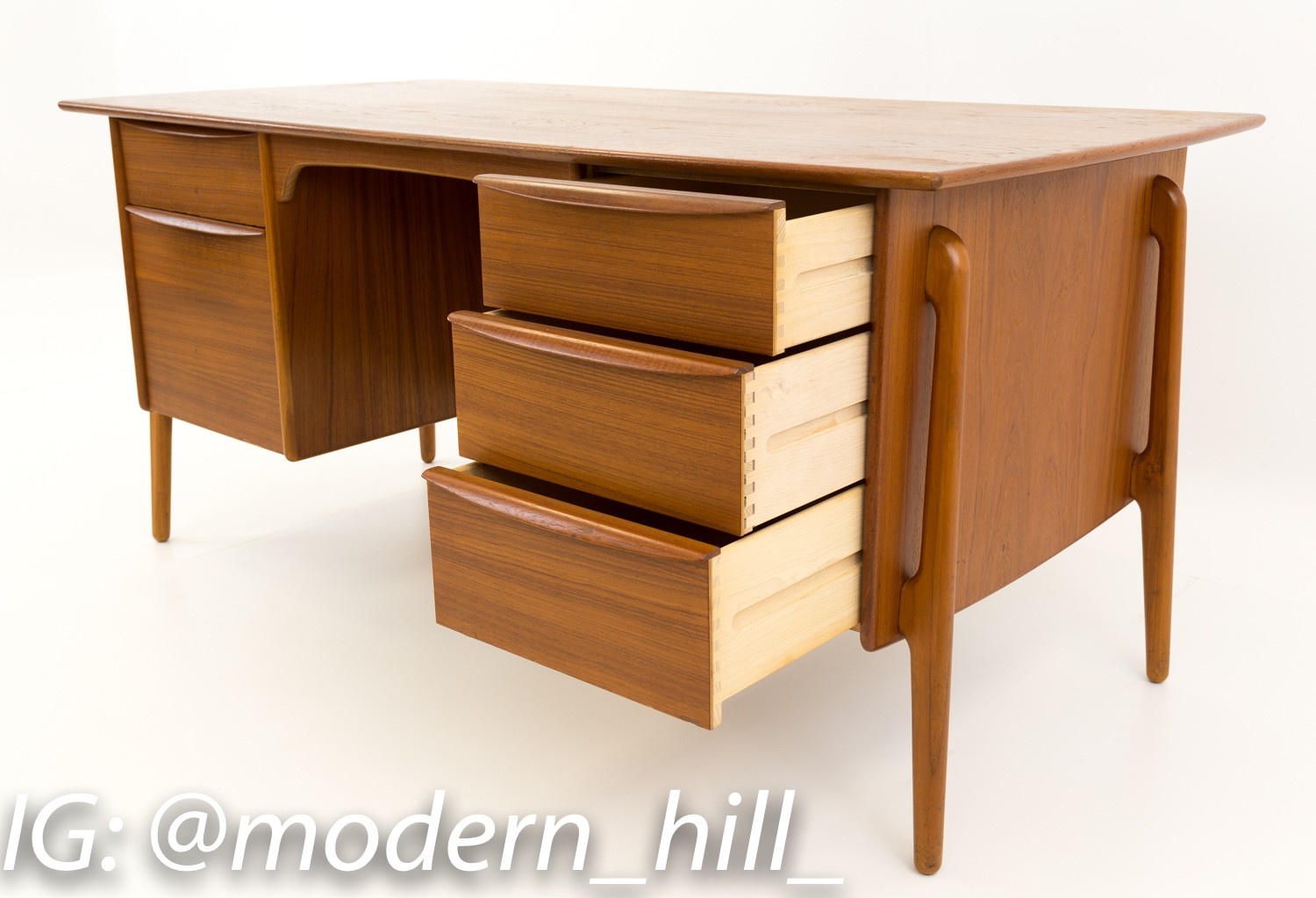 Svend Madsen Mid Century Modern Danish Teak Desk
