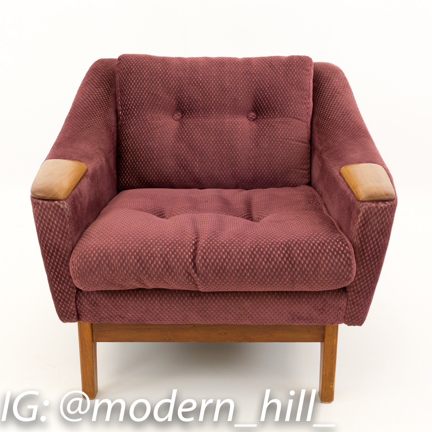 Dux Mid Century Modern Teak Lounge Chair