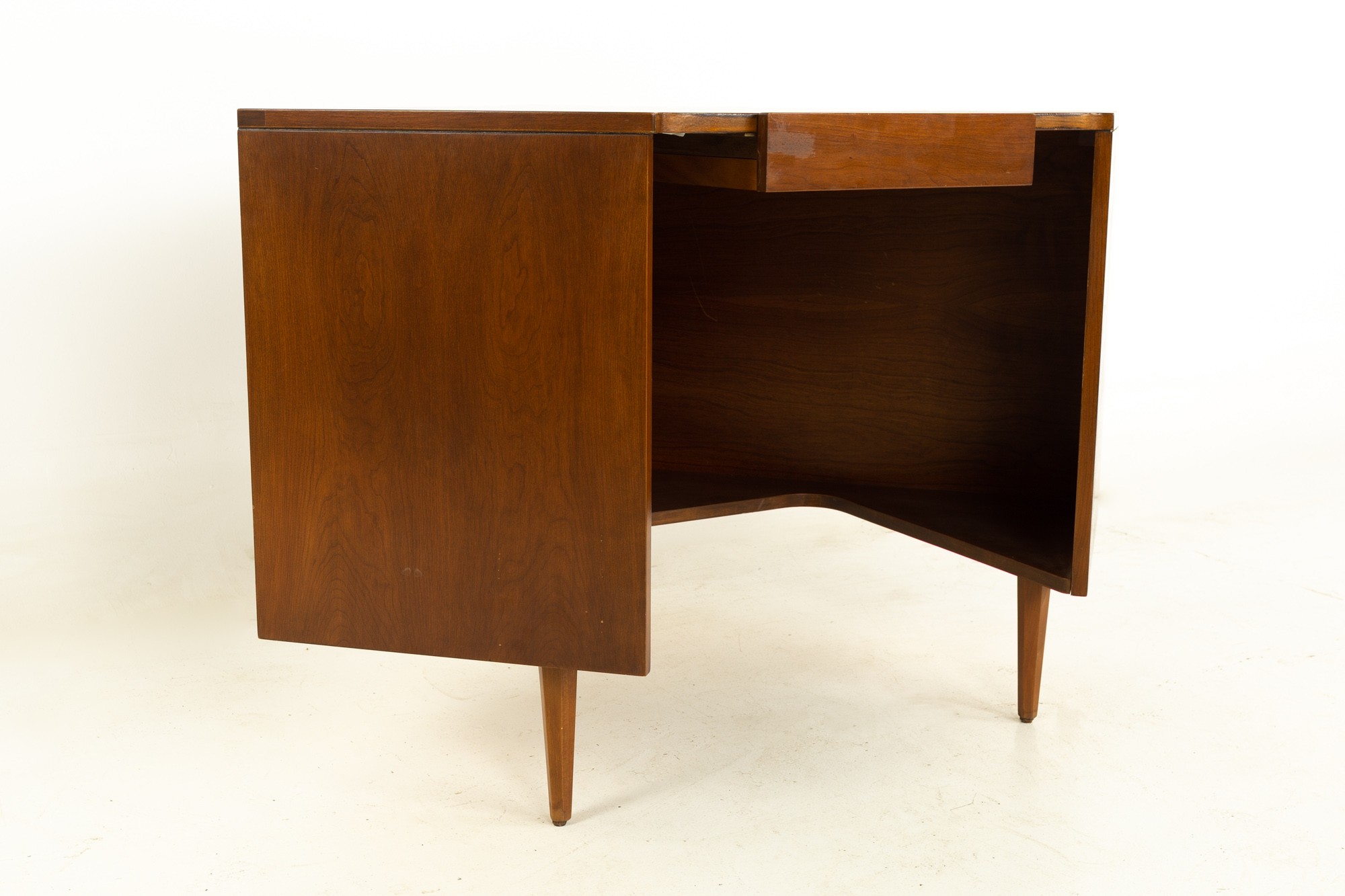 Kipp Stewart American Design Foundation Mid Century Solid Cherry Corner Desk