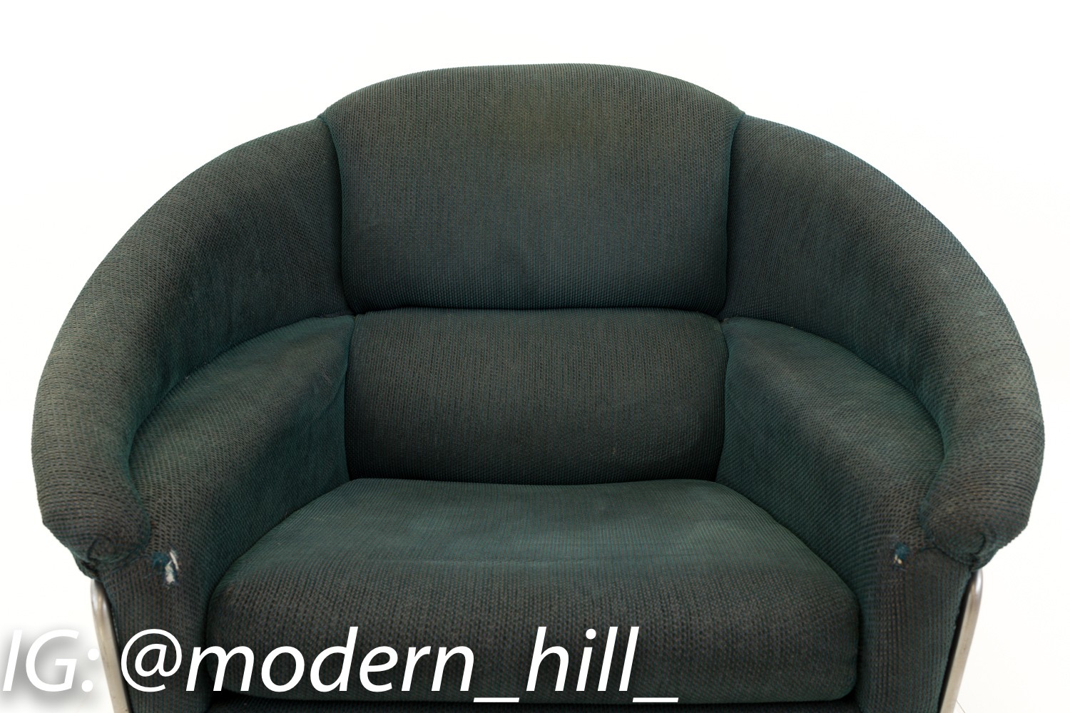 Milo Baughman for Thayer Coggin Mid Century Modern Lounge Chair and Ottoman