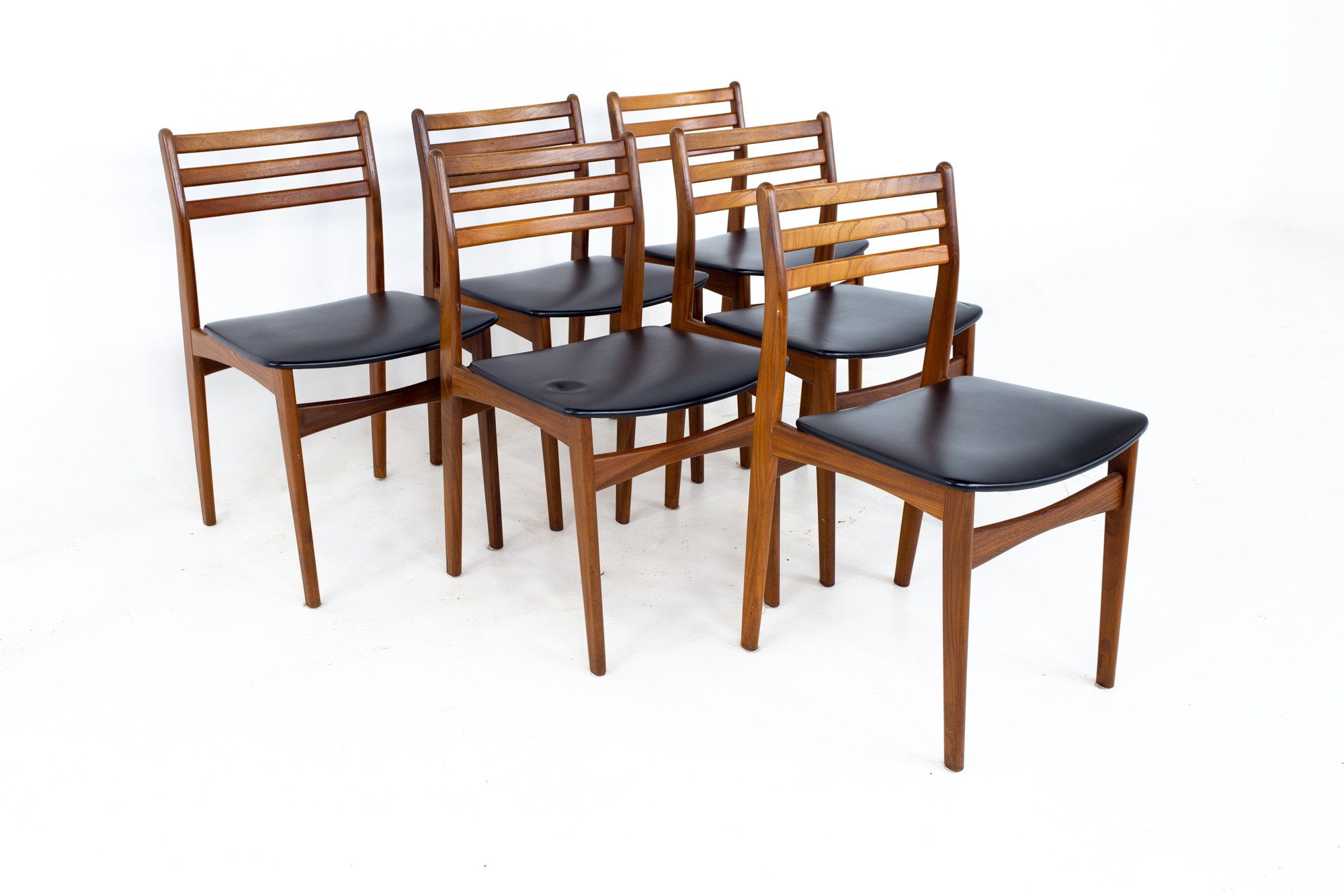 Mid Century Danish Teak Dining Chairs - Set of 6