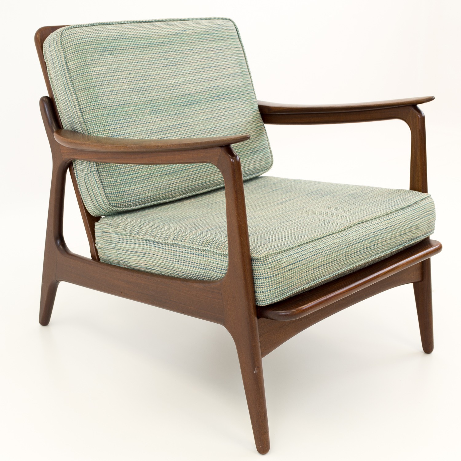 Hans Wegner Style Mid Century Modern Lounge Chair