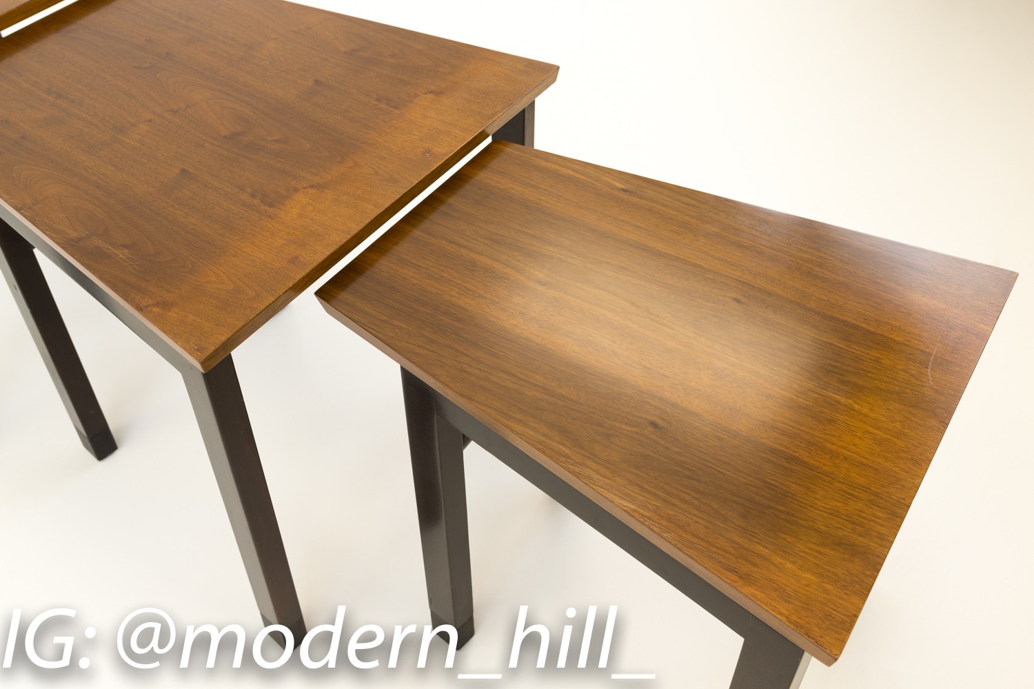 Edward Wormley for Dunbar Trapezoidal Nesting Side End Tables