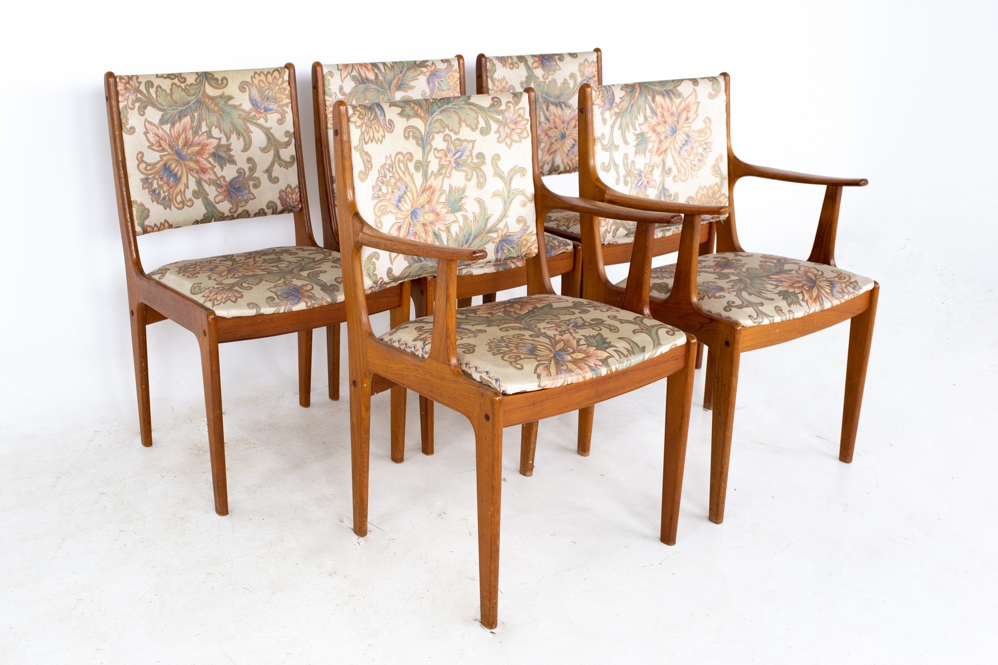 Mid Century Teak Dining Chairs - Set of 6