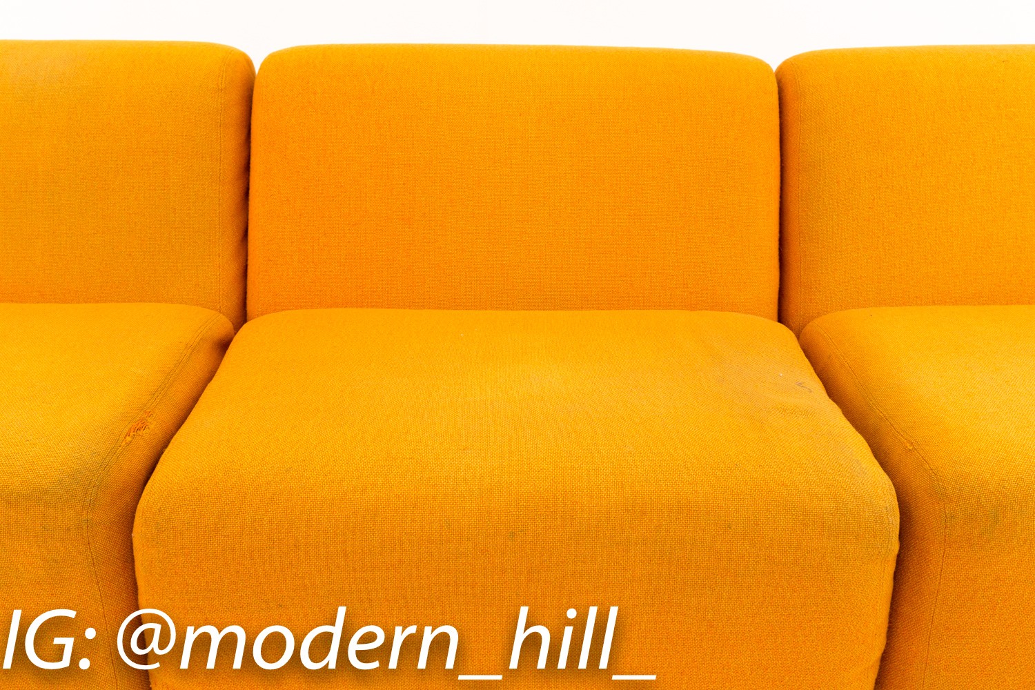 4 Piece Harvey Probber Fiberglass Convertible Sectional Sofa