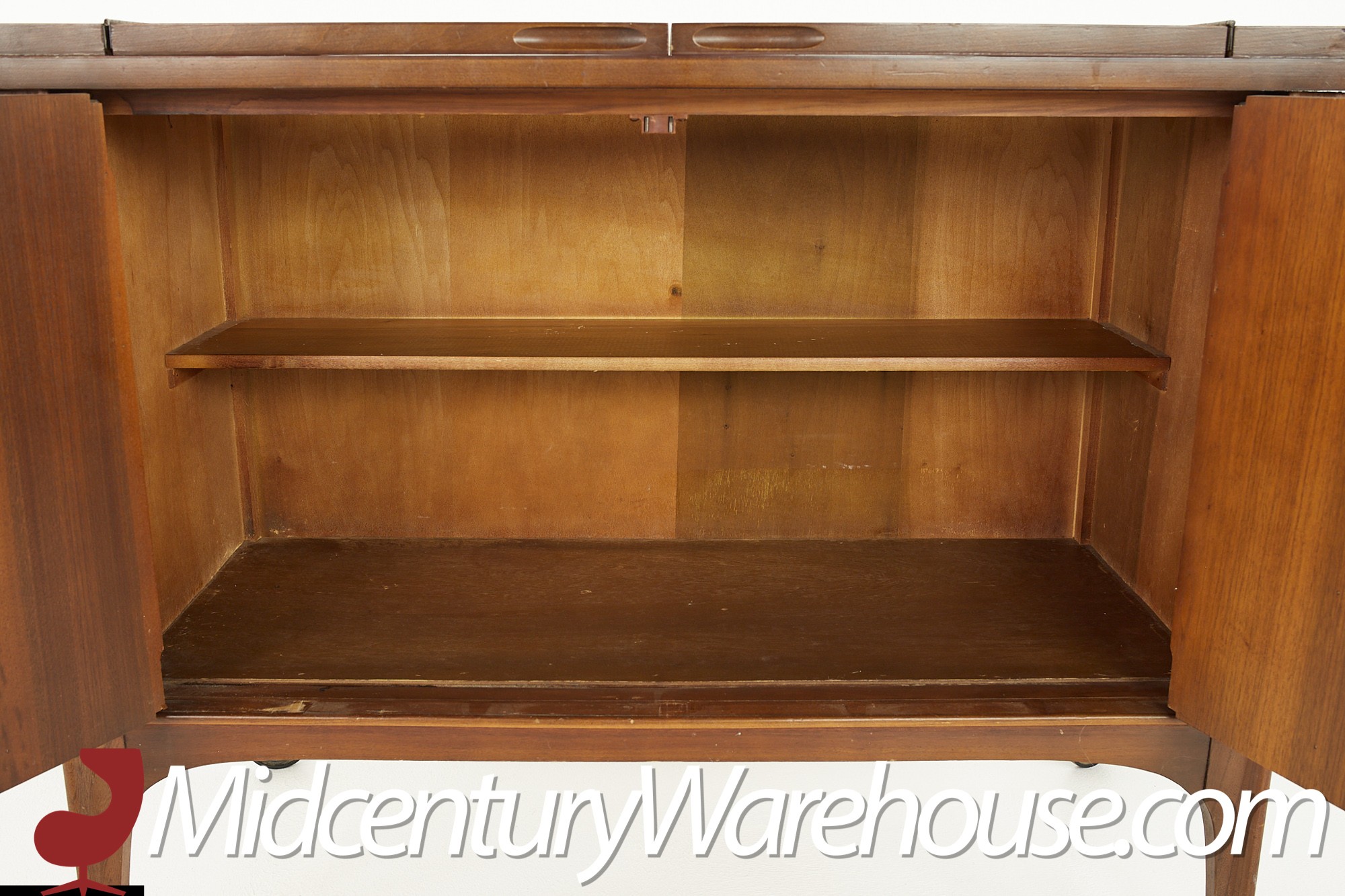 美品 ベーカー「ThePfisterCollection」プリマヴェラ チェスト Kent Coffey Perspecta Mid Century Walnut and Rosewood Bar Cart