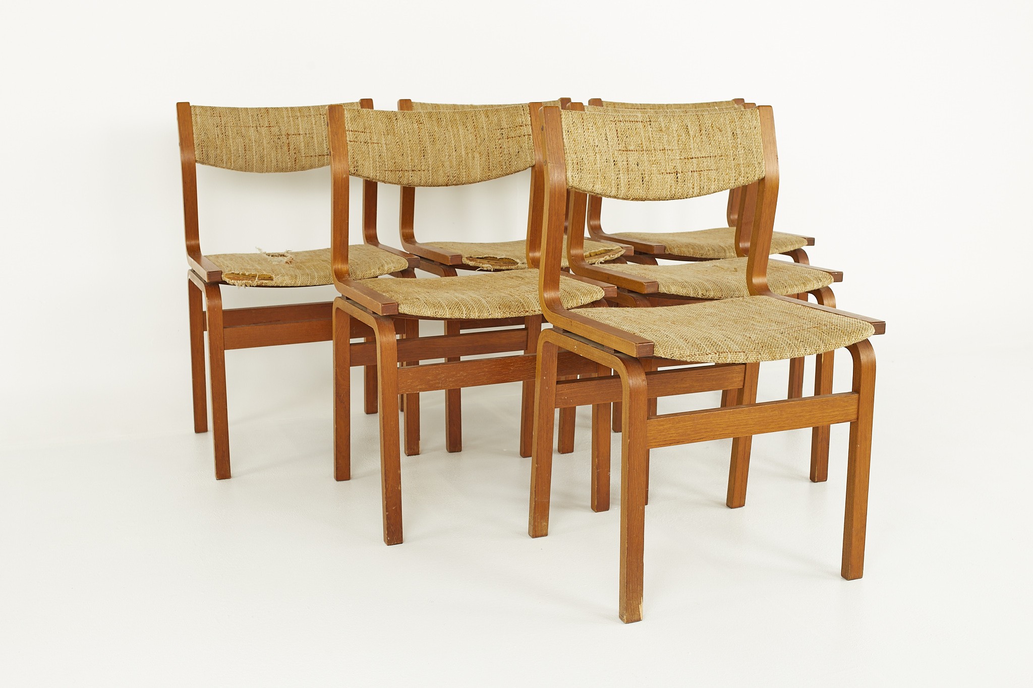 Mid Century Bentwood Dining Chairs - Set of 6