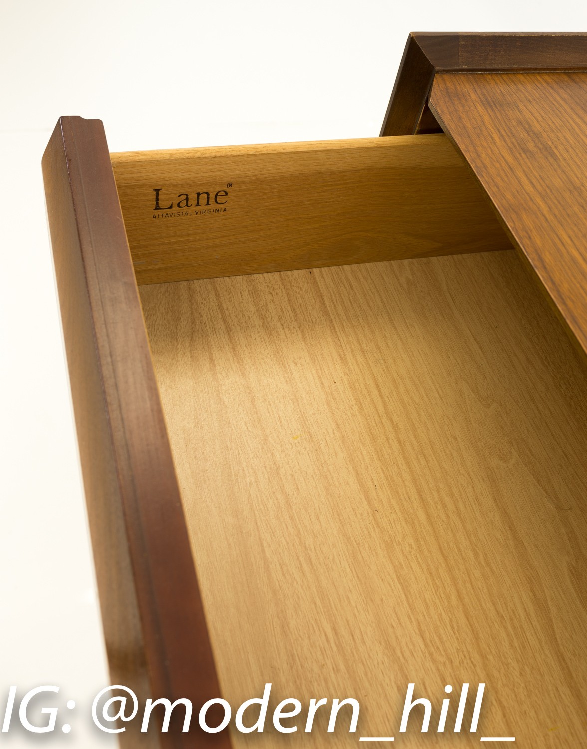 Lane First 1st Edition Mid Century Highboy Dresser Chest