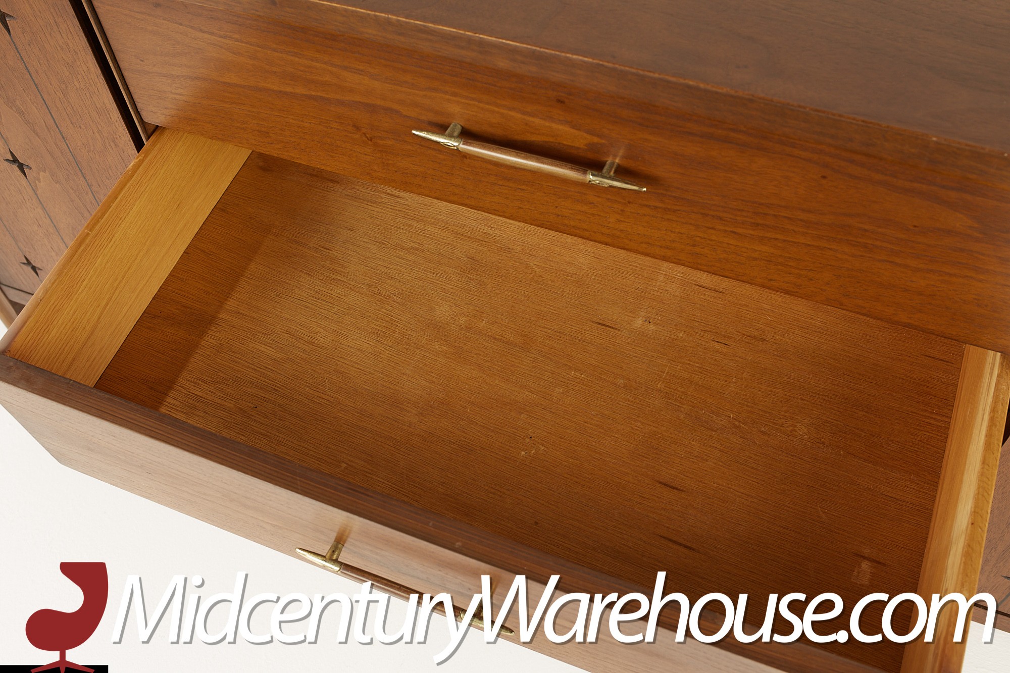 Broyhill Saga Mid Century Walnut Sideboard Credenza, Mid Century Modern  Furniture