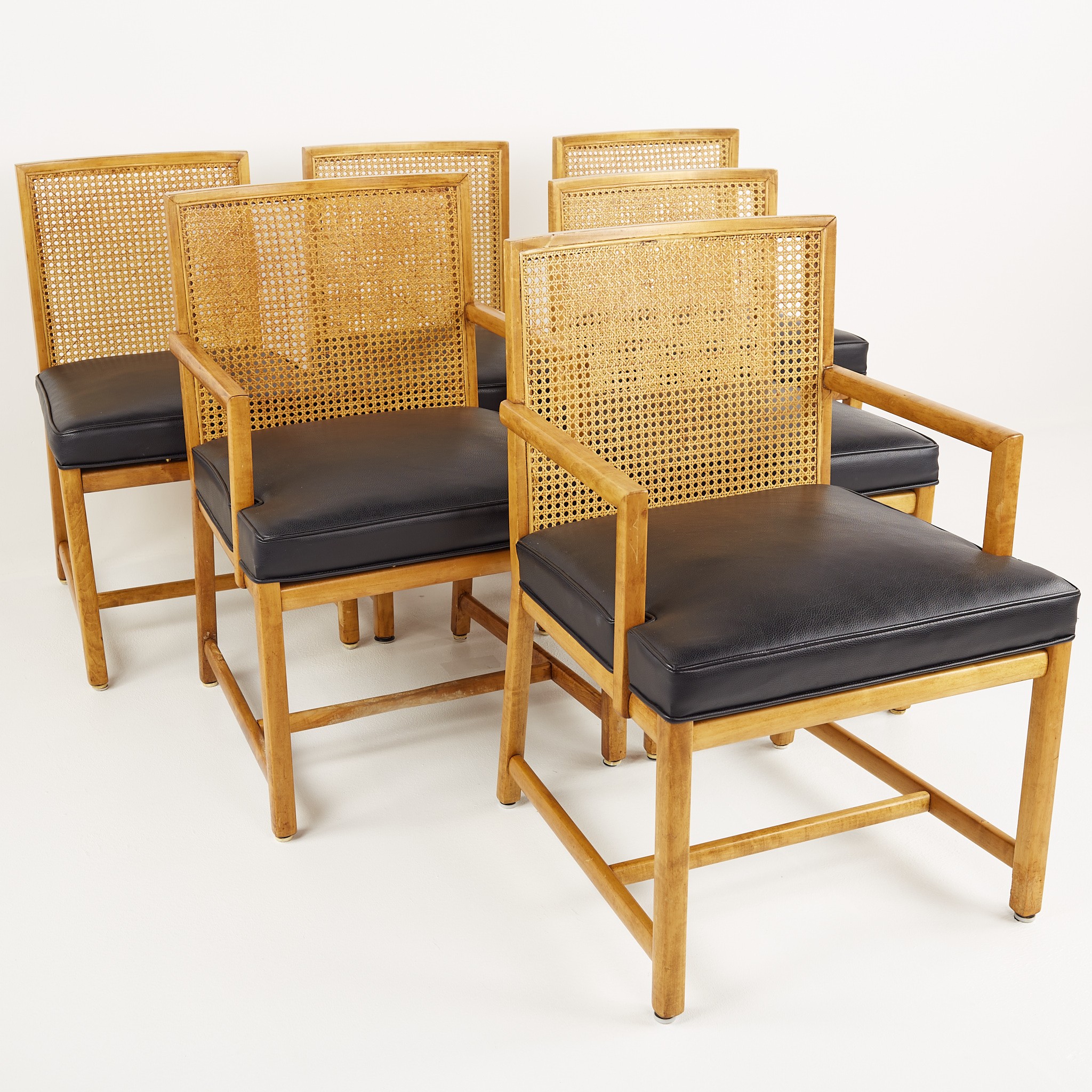 Michael Taylor for Baker New World Collection Mid Century Dining Chairs - Set of 6