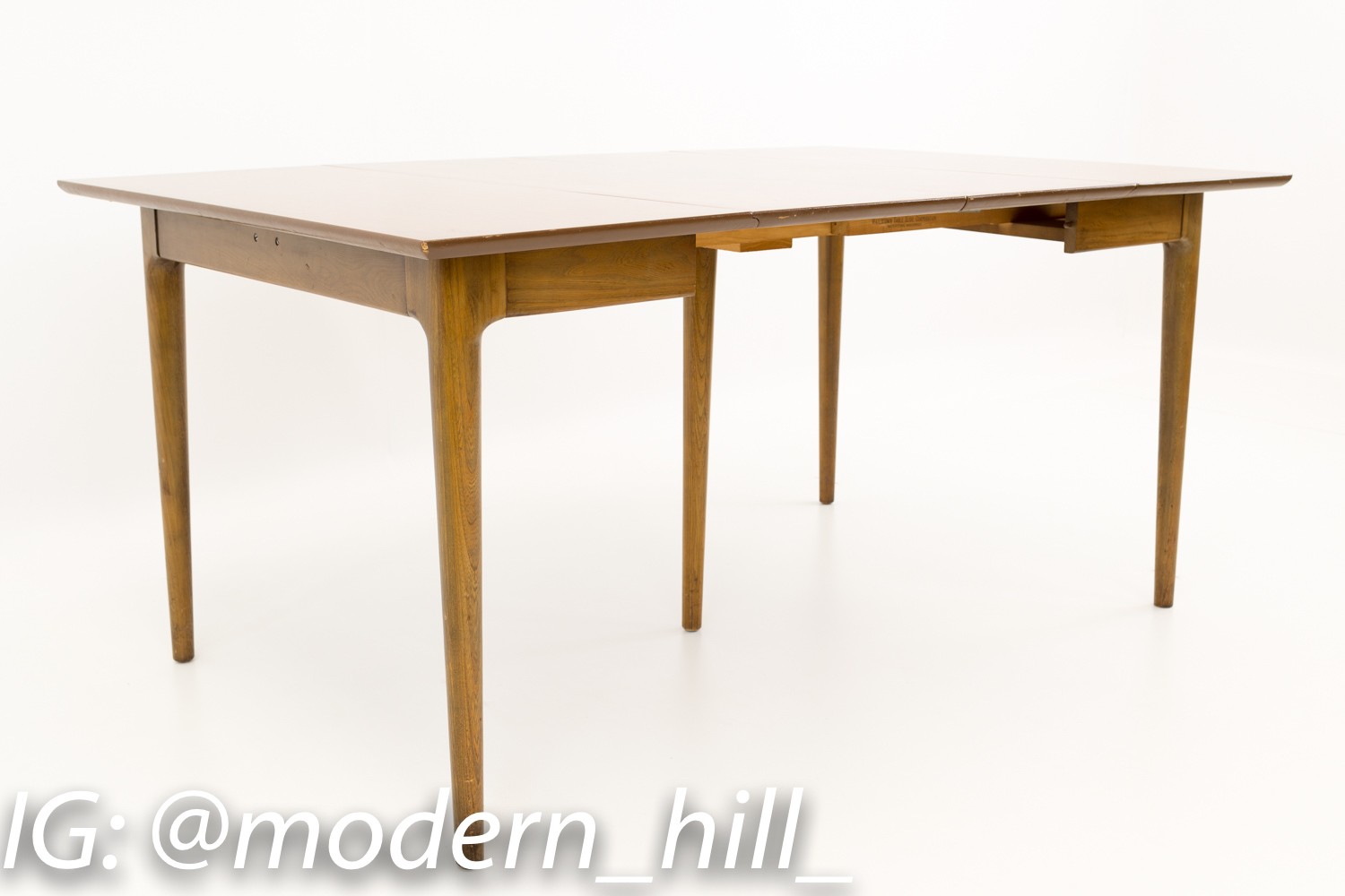 Lawrence Peabody for Nemschoff Mid Century Drop Leaf Dining Table