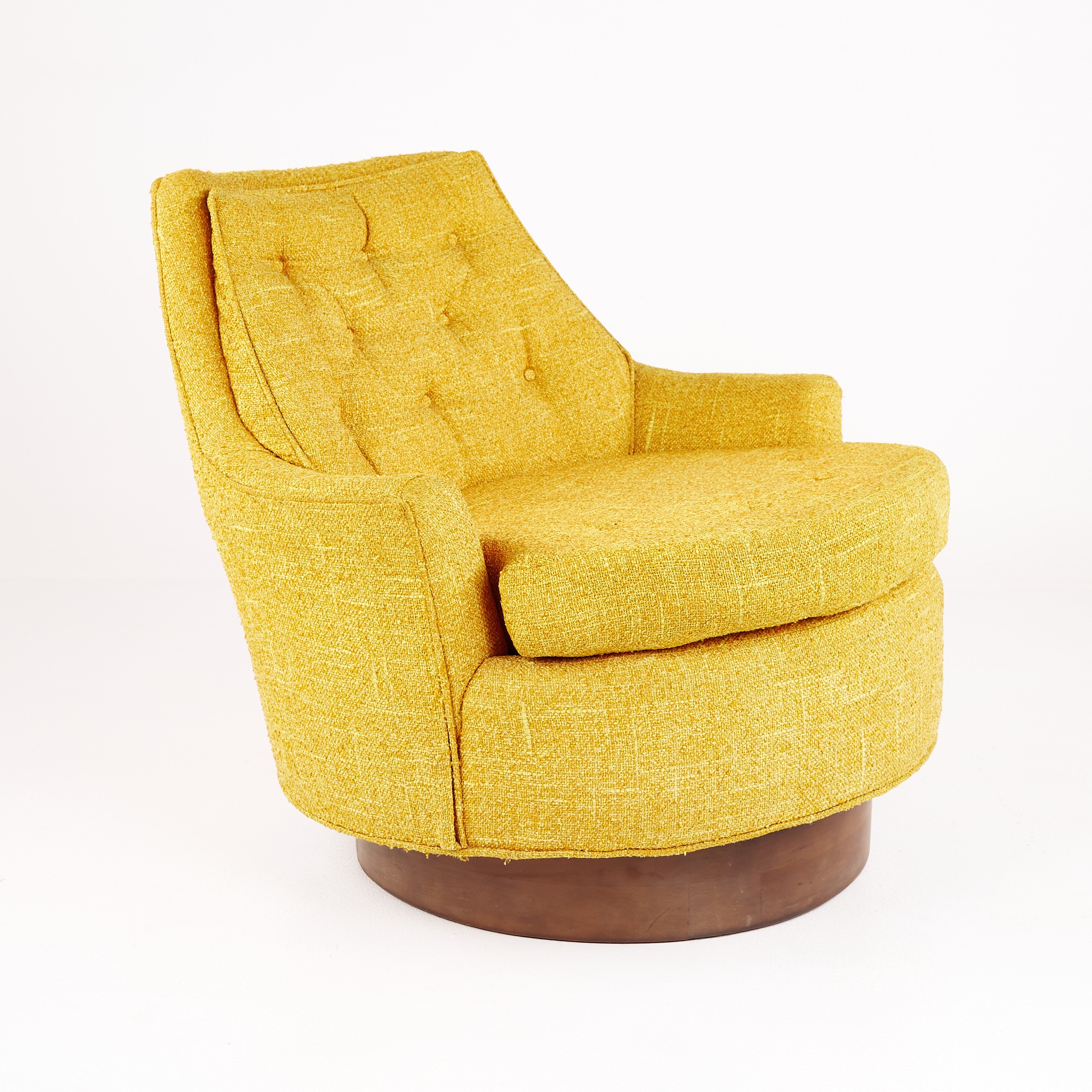 Adrian Pearsall Style Mid Century Swivel Lounge Chair