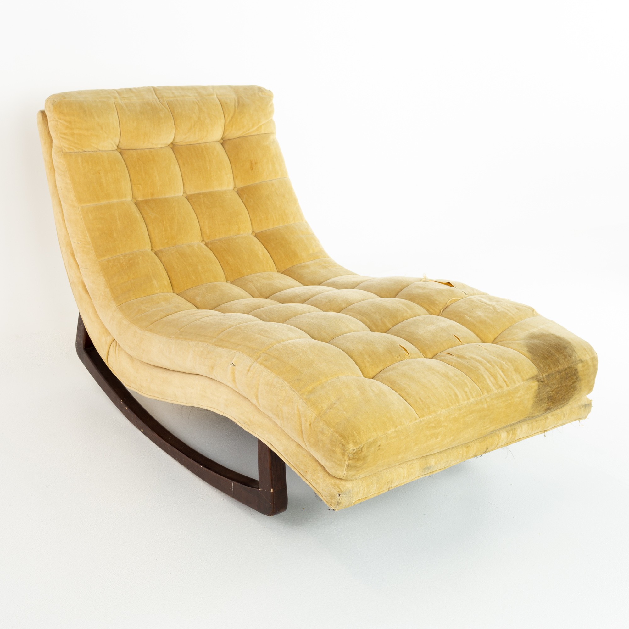 Adrian Pearsall for Craft and Associates Mid Century Rocking Chaise Lounge Chair