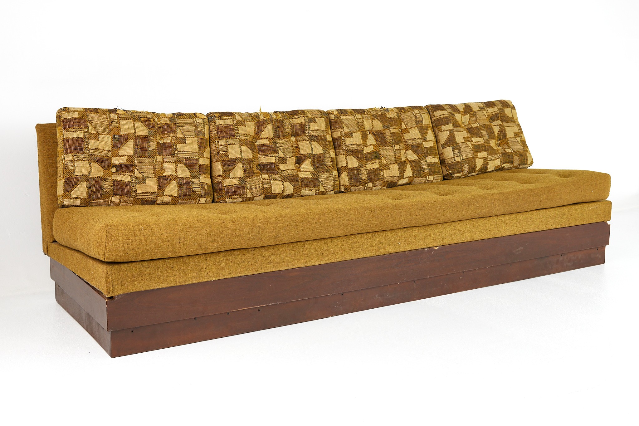 Adrian Pearsall for Craft Associates Mid Century Armless Sofa