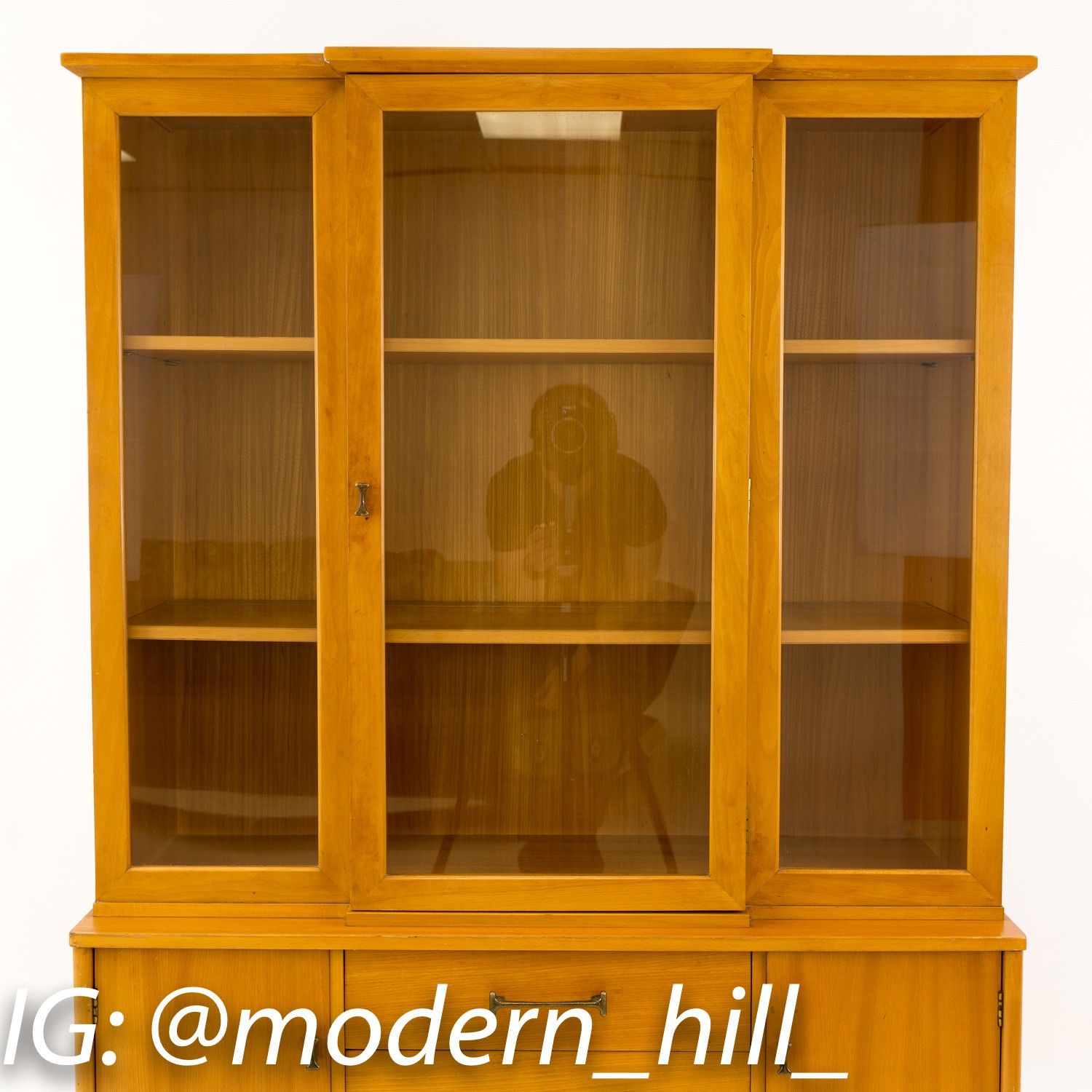 Milo Baughman for Drexel New Todays Living Spice Color China Cabinet