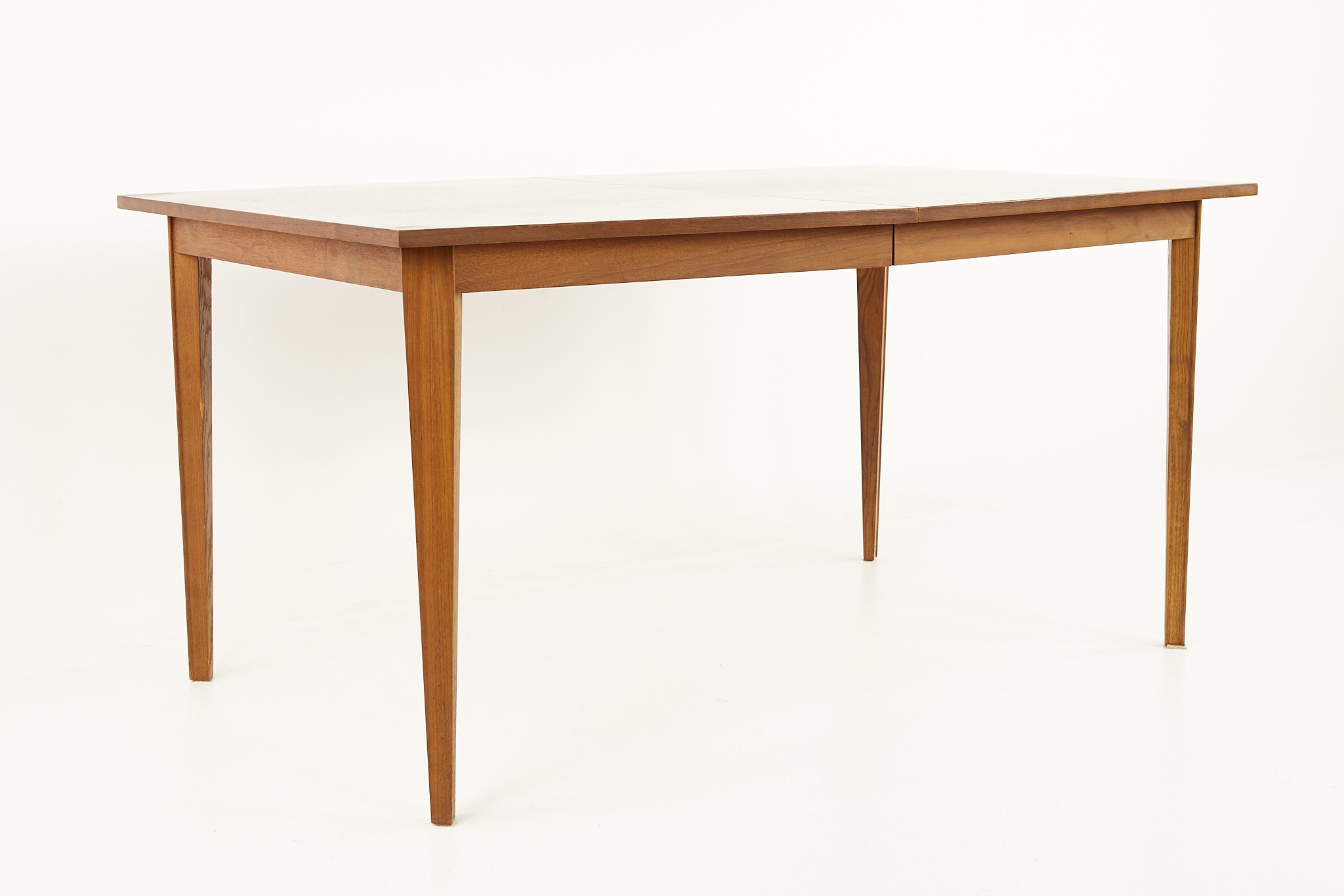Stanley Mid Century Walnut Expanding Dining Table