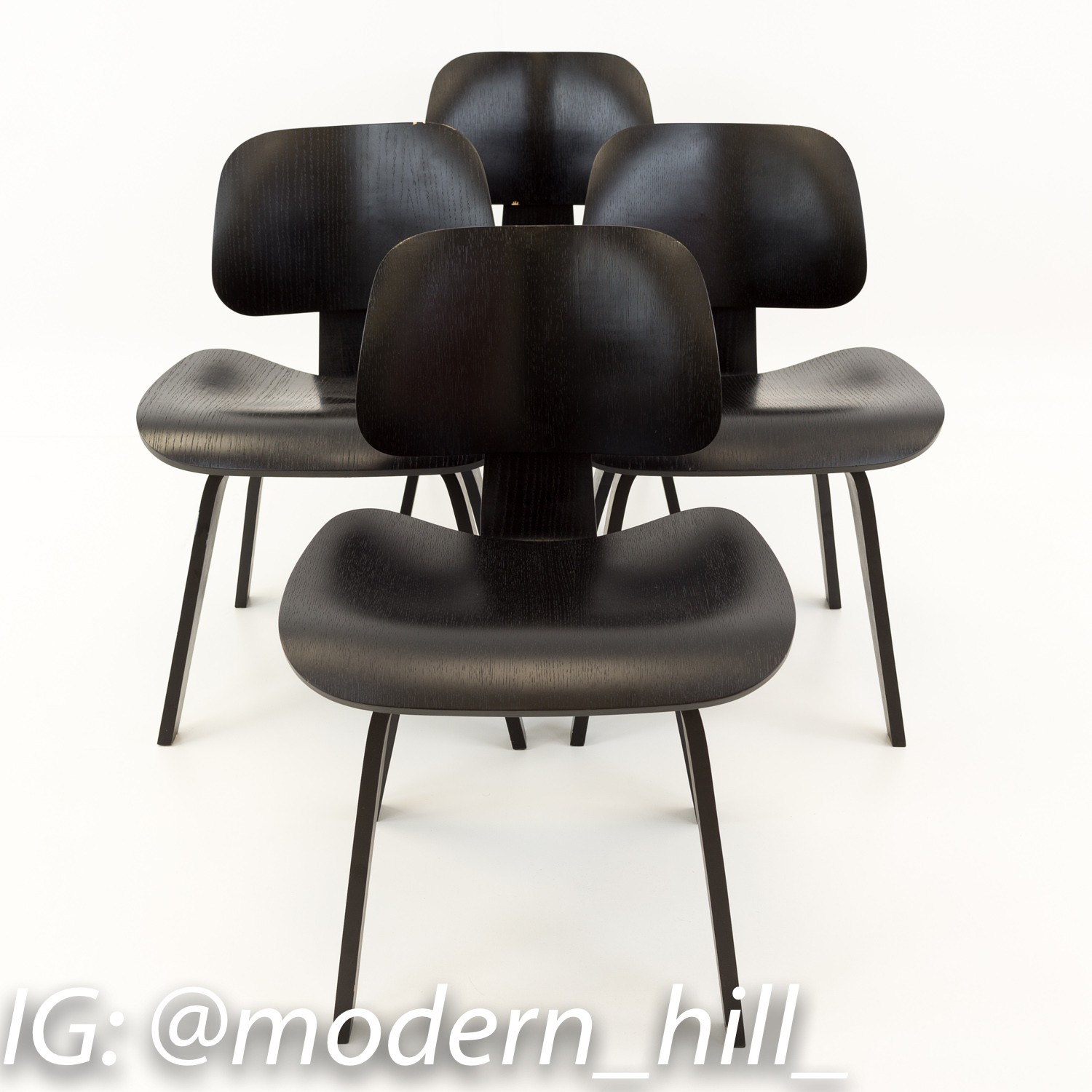 Images | Mid Century Modern Furniture - Mid Century Furniture Chicago Eames for Herman Miller Lcw Style Chairs Set of 4