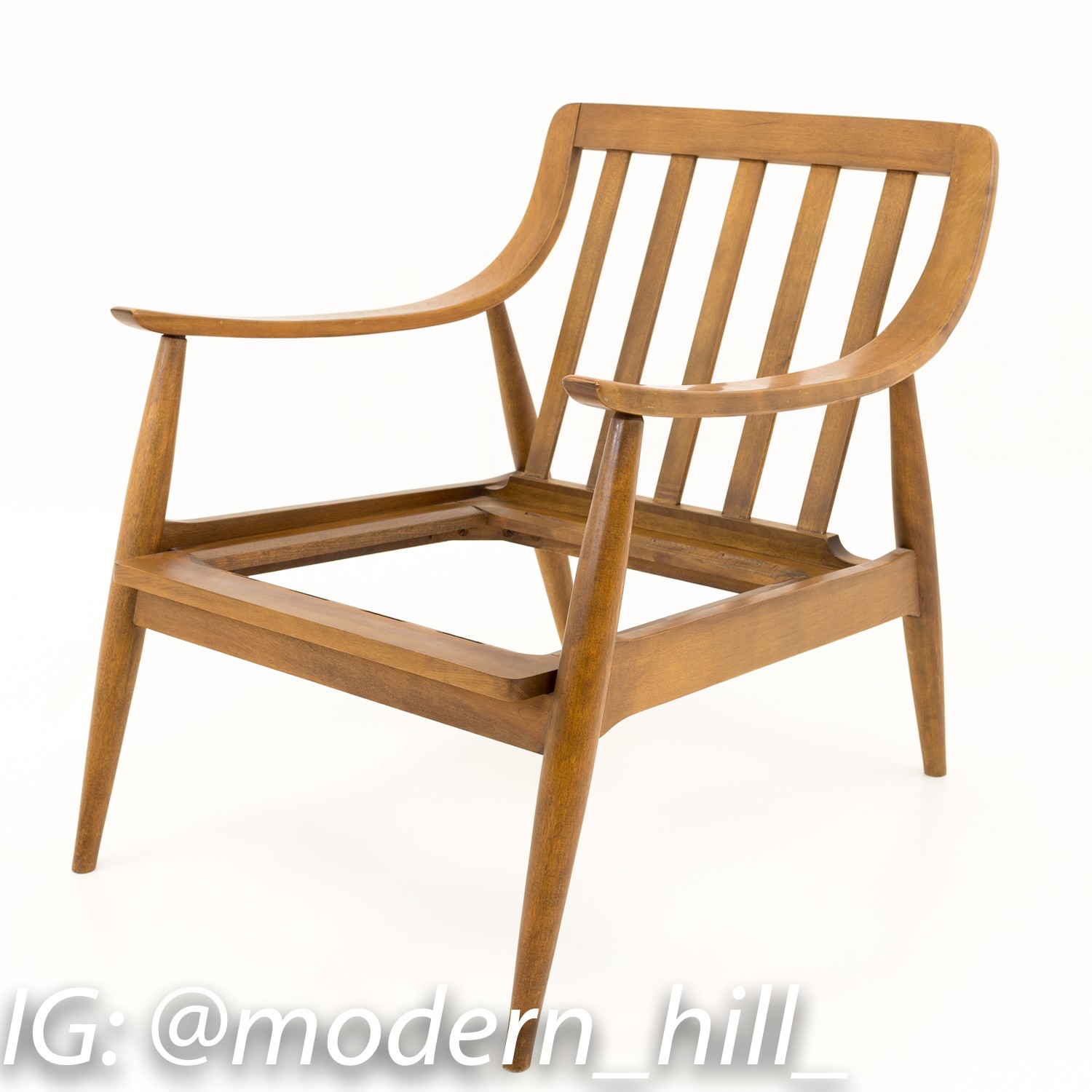 Peter Hvidt Style Mid Century Modern Chair Frame