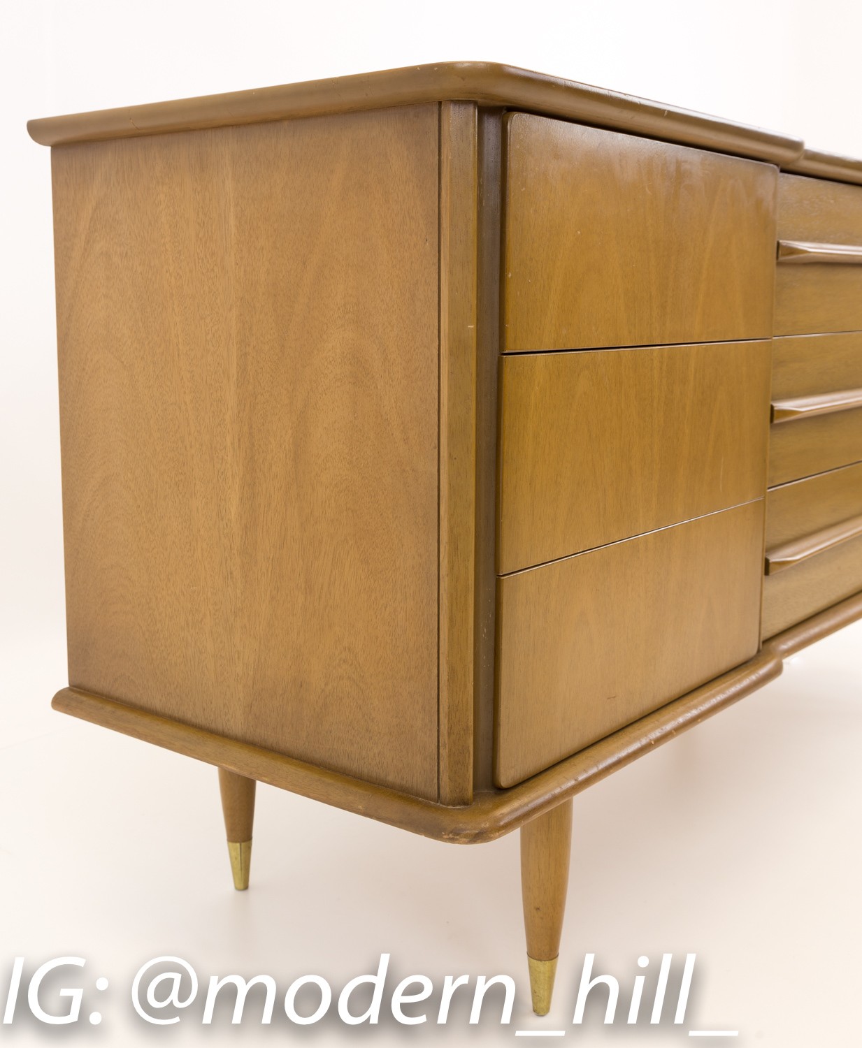 United Furniture Mid Century Lowboy Dresser