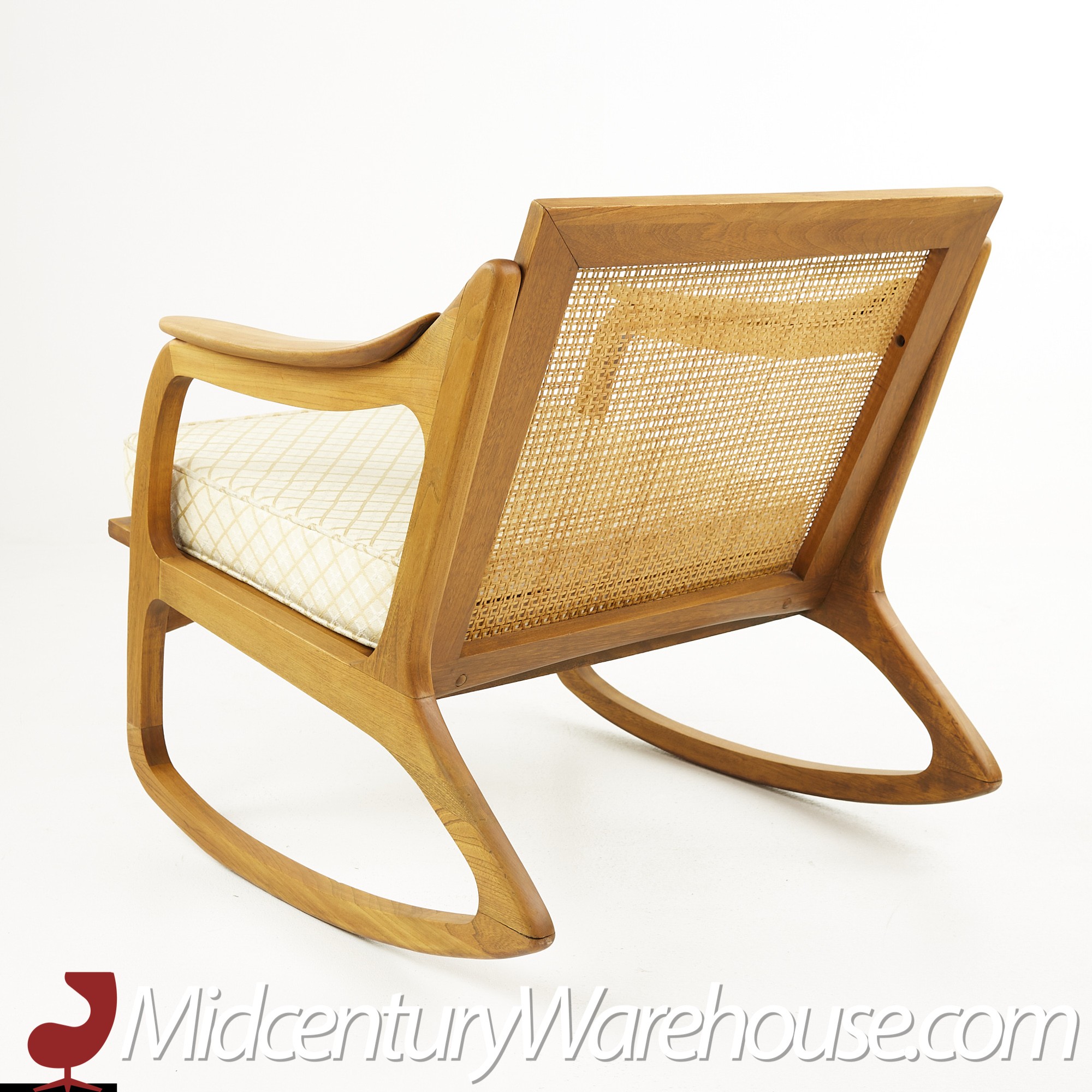 Lawrence Peabody Mid Century Rocking Chair