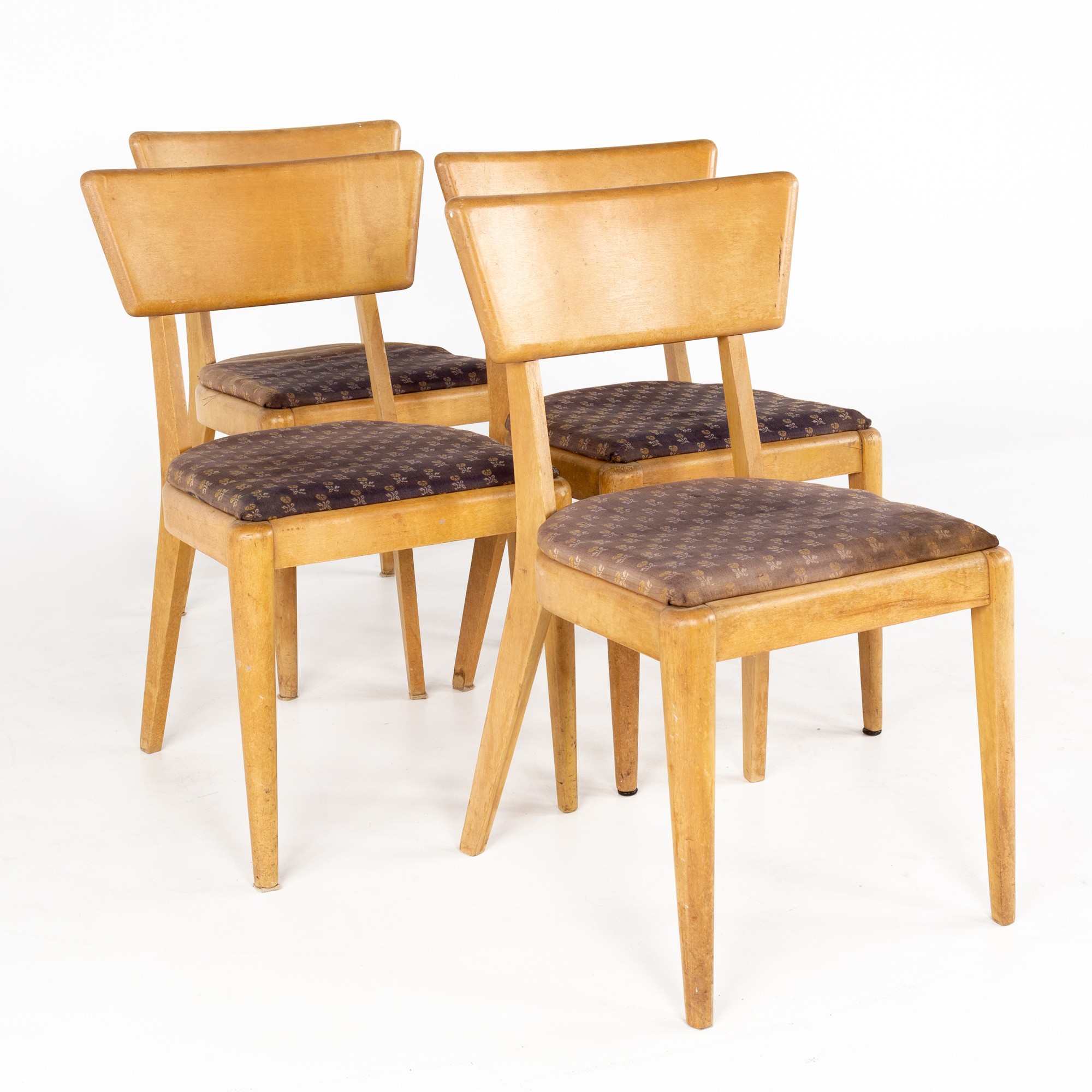 Heywood Wakefield Mid Century Dining Chairs - Set of 4