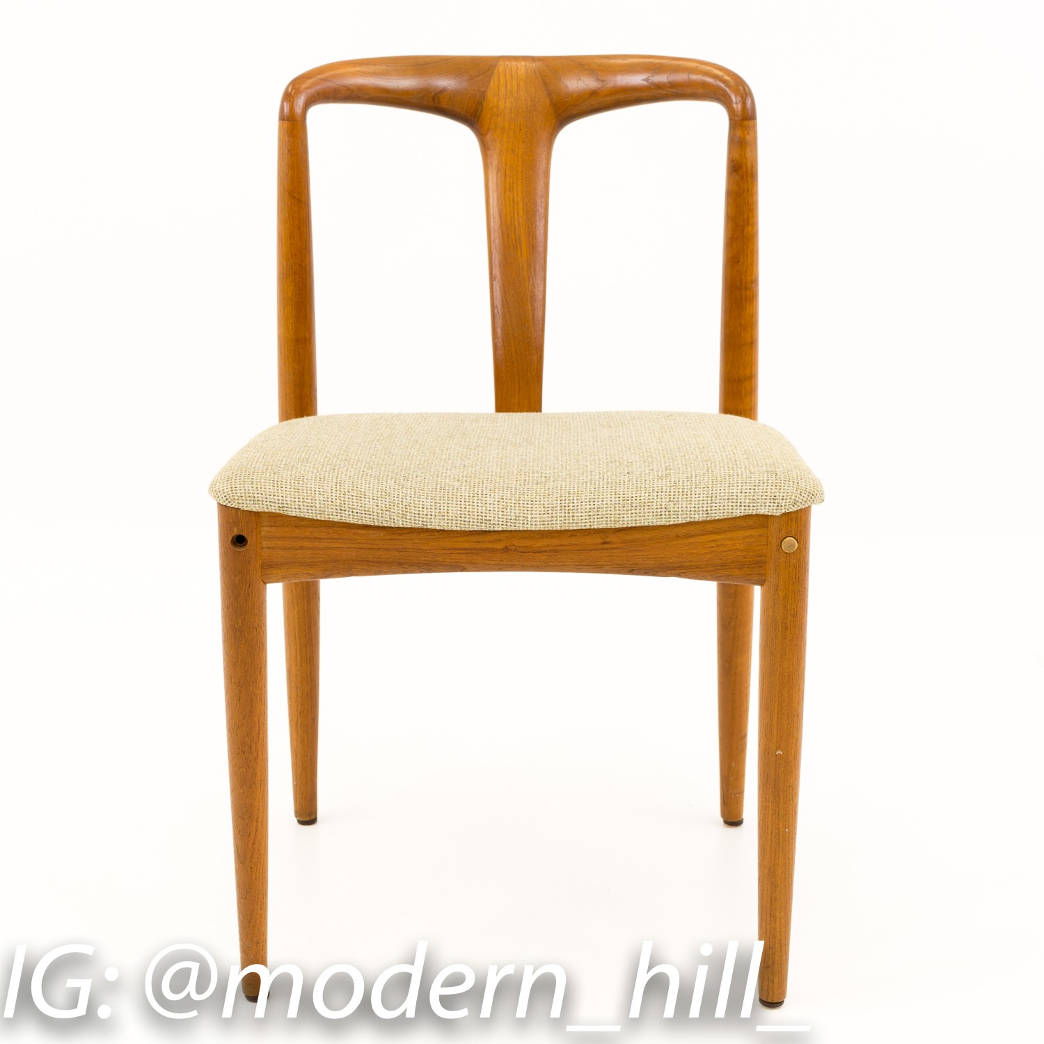 Johannes Andersen Style Juliane Danish Teak Mid Century Modern Dining Chair