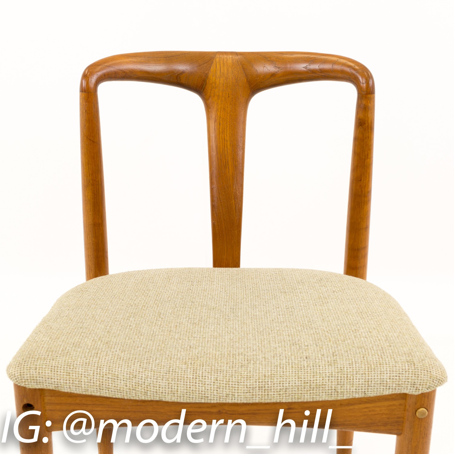 Johannes Andersen Style Juliane Danish Teak Mid Century Modern Dining Chair