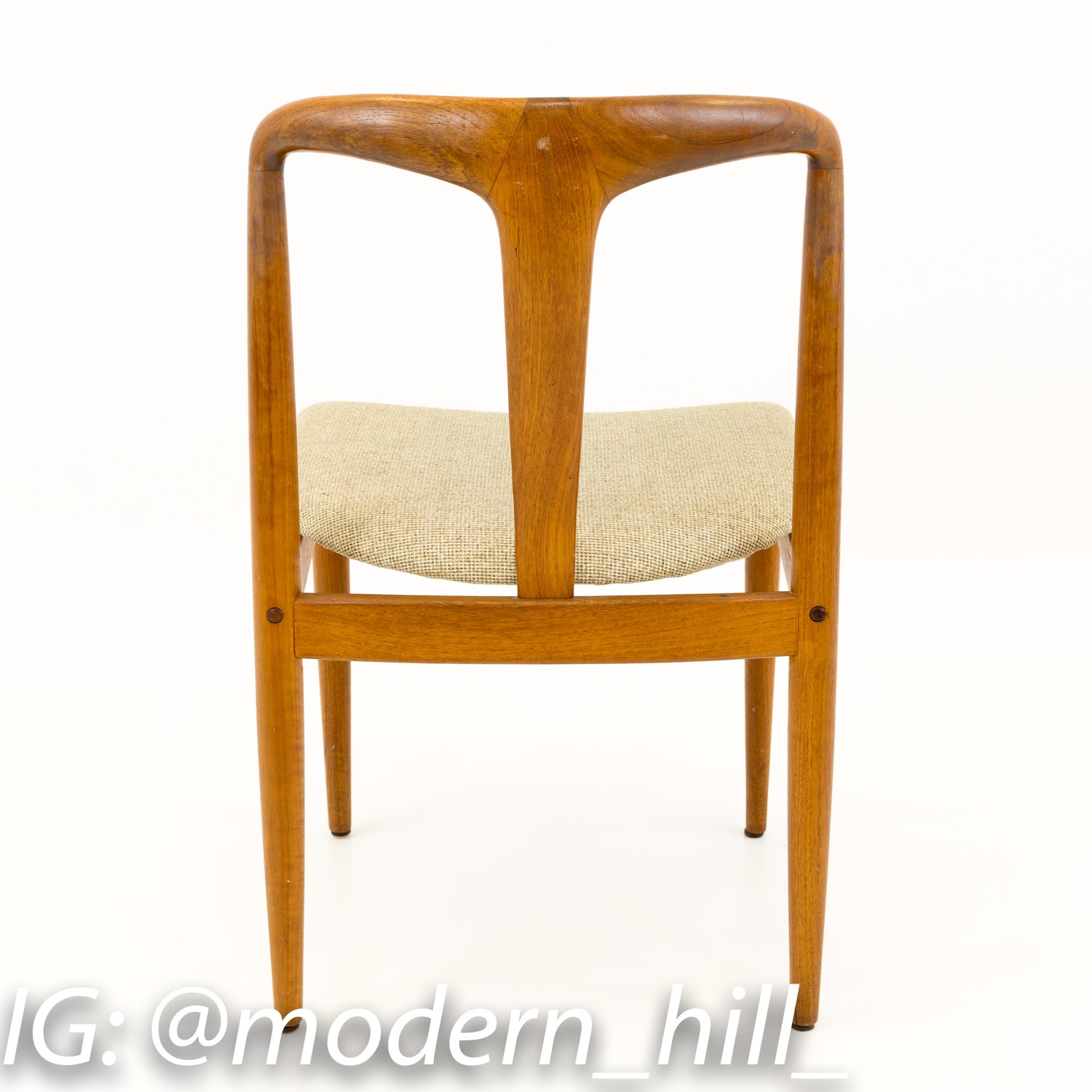 Johannes Andersen Style Juliane Danish Teak Mid Century Modern Dining Chair