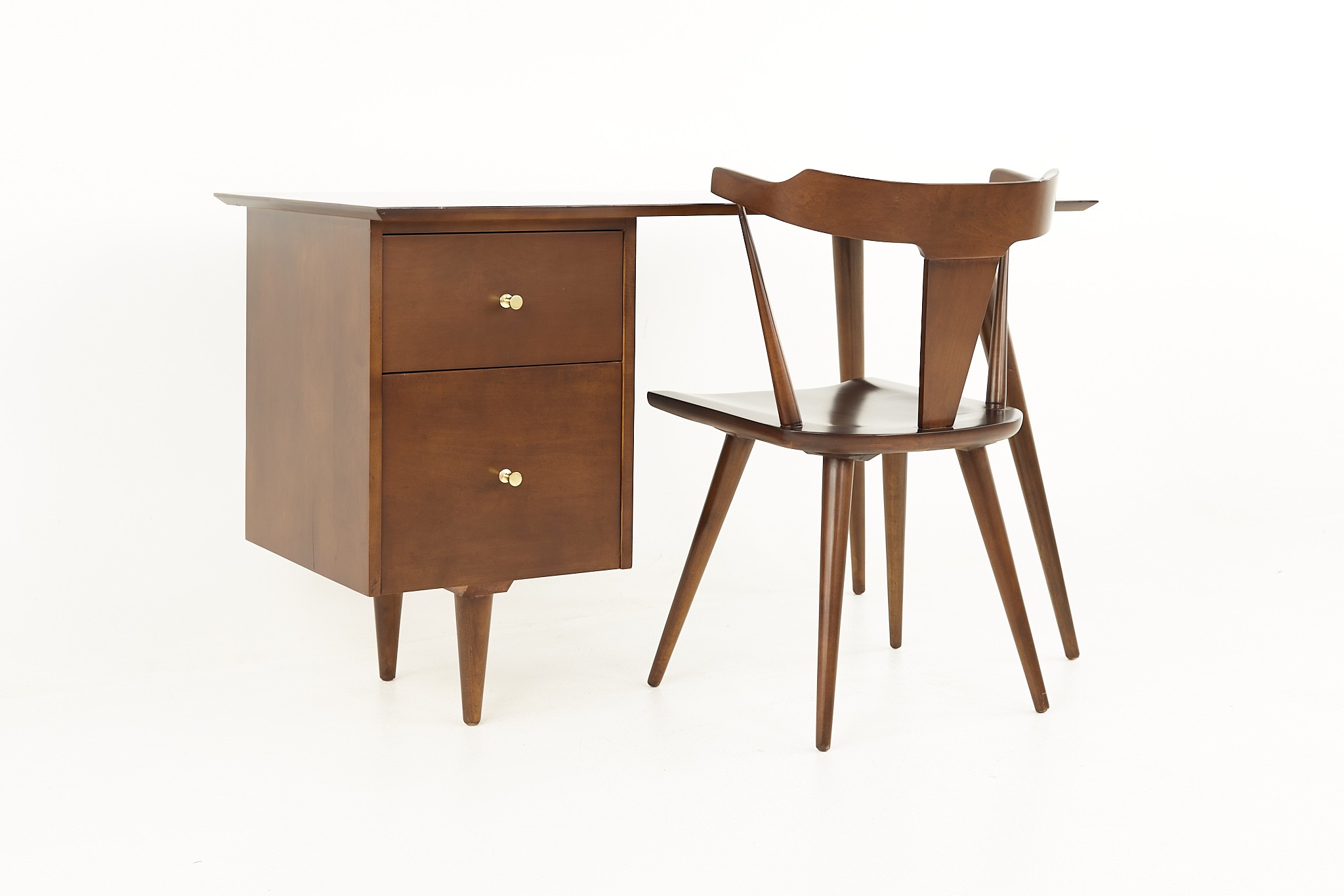 Paul Mccobb for Planner Group Mid Century Desk and Chair