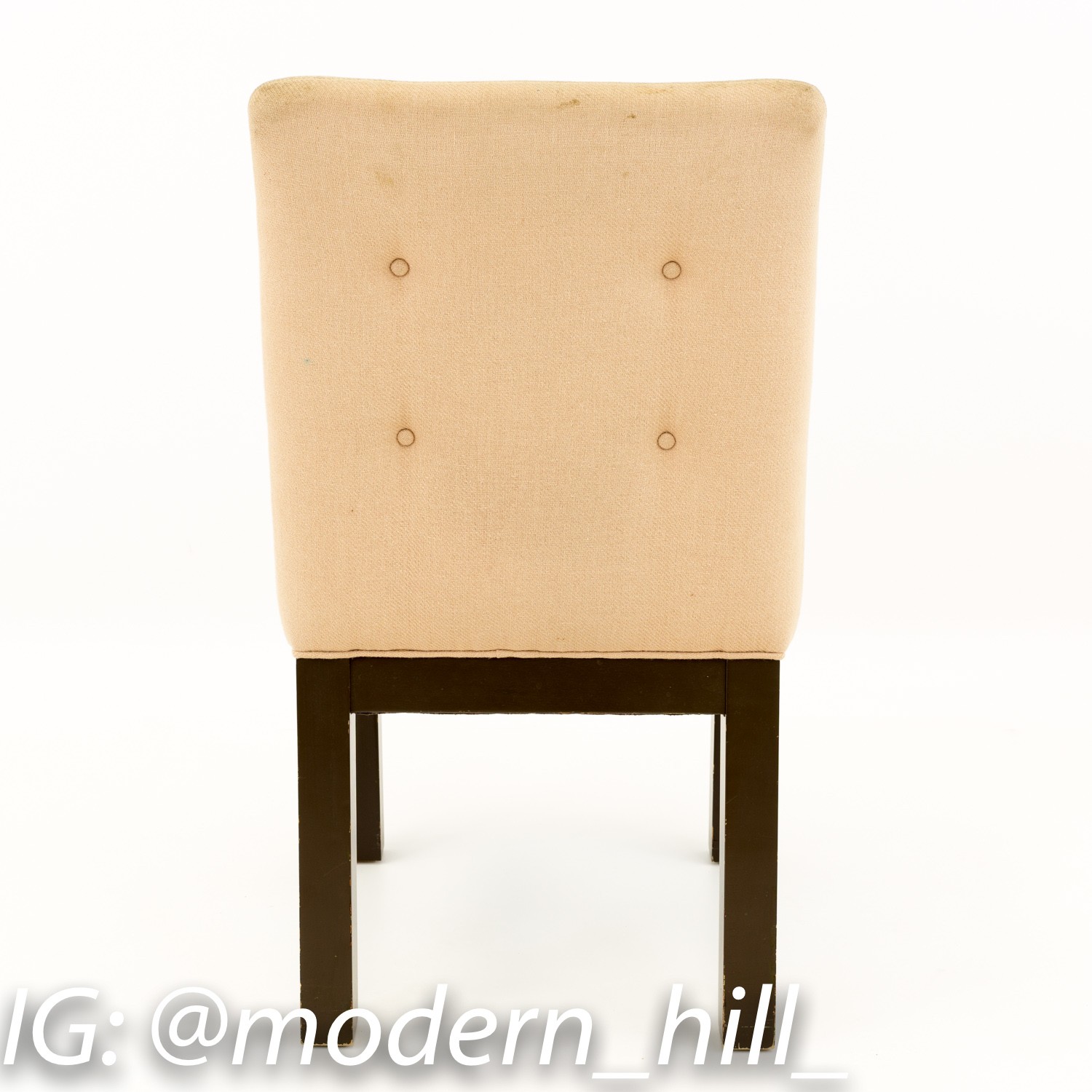 Mid Century 1970s Upholstered Dining Chairs Set of 8