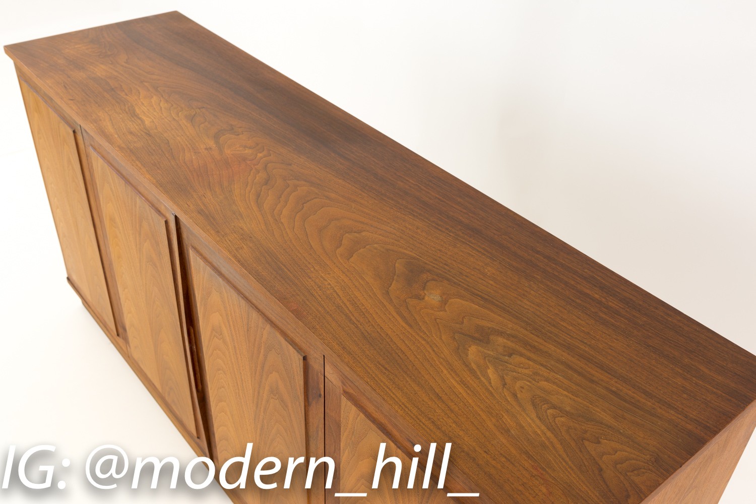 Merton Gershun for Dillingham Esprit Mid Century Sideboard Credenza and Hutch