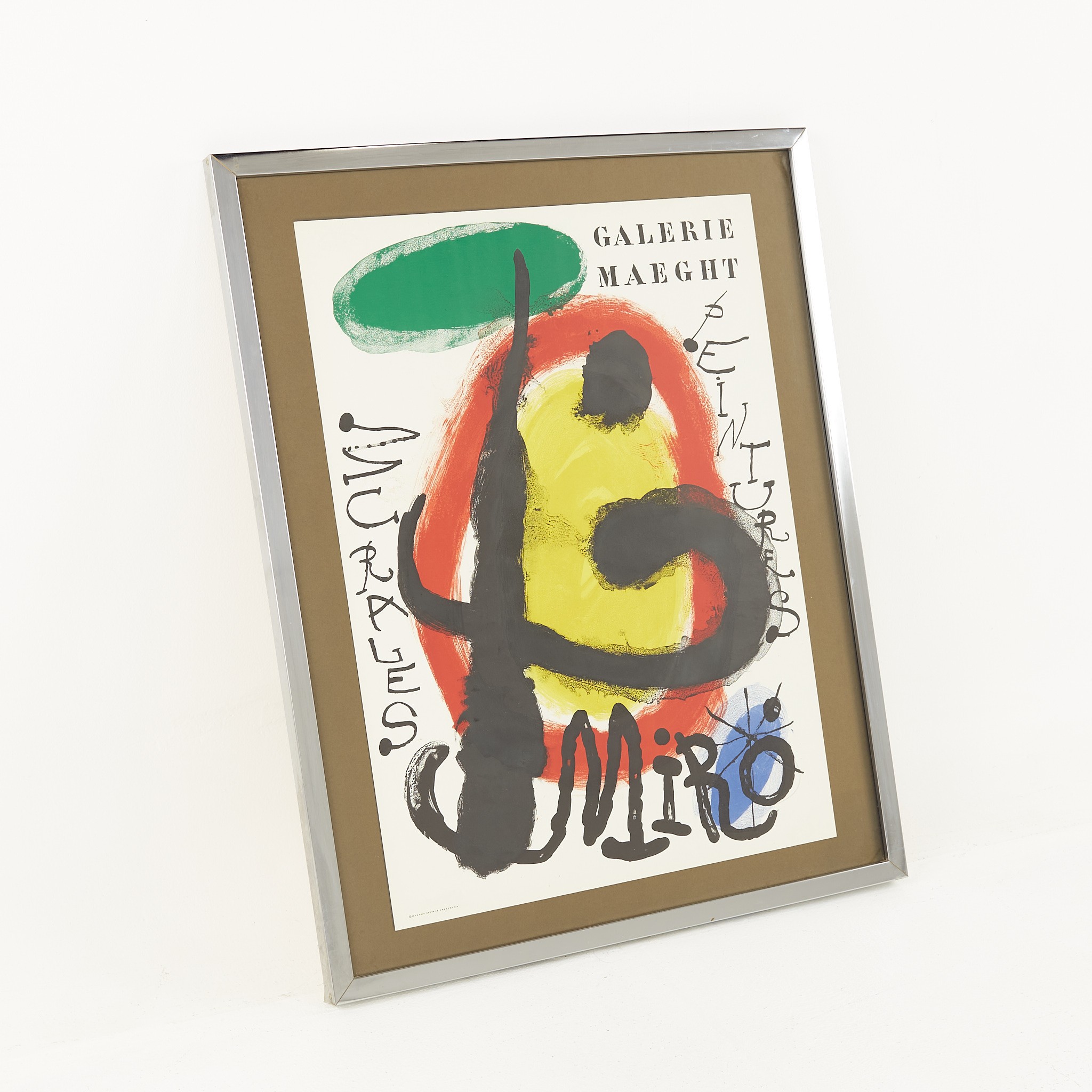 Joan Miro Mid Century Art Poster