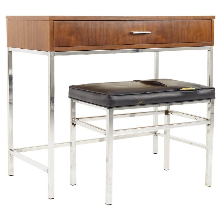 Images | Mid Century Modern Furniture - Mid Century Furniture Chicago Mid Century Vanity Mirror and Stool