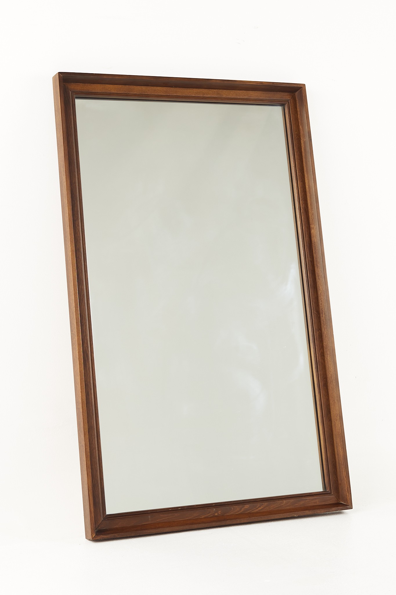 Mid Century Walnut Wall Mirror