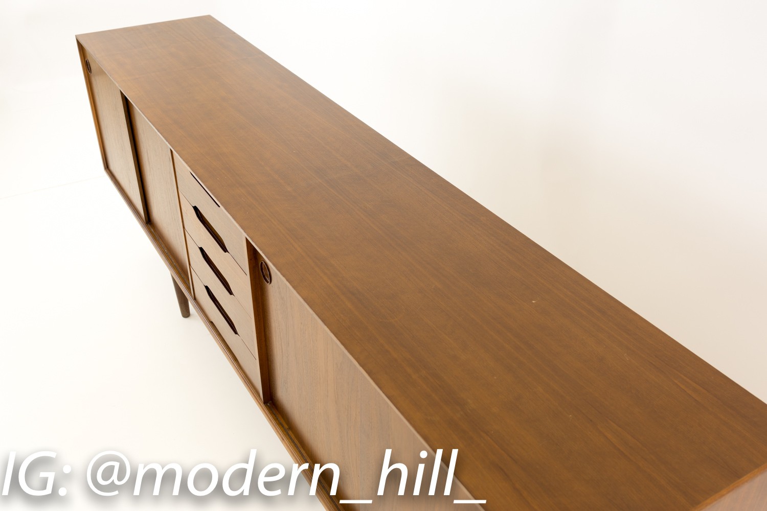 Fredrik Kayser for Gustav Bahus Mid Century Modern Sideboard Credenza - Made in Norway