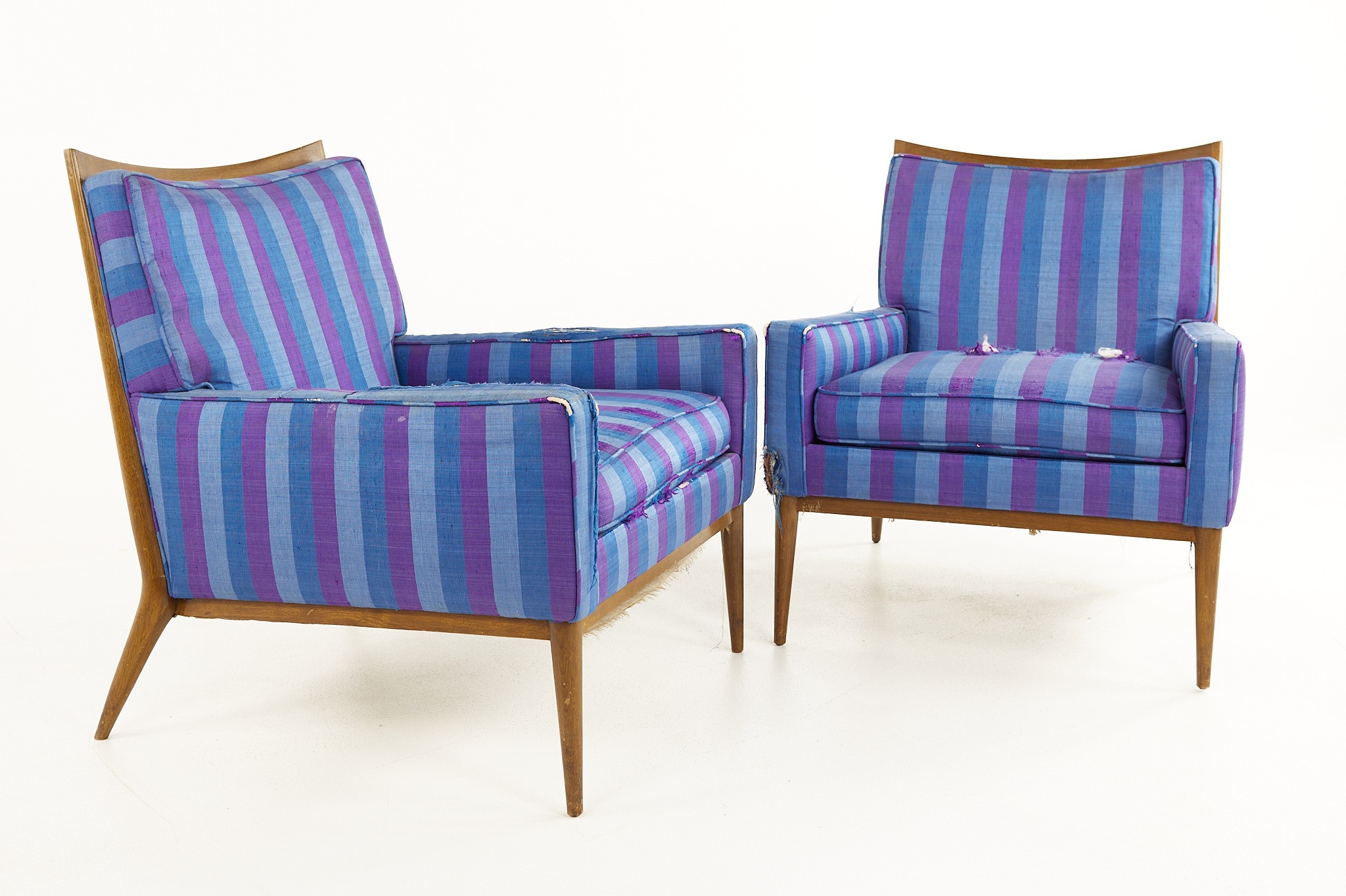 Paul Mccobb Directional Mid Century Lounge Chairs - a Pair