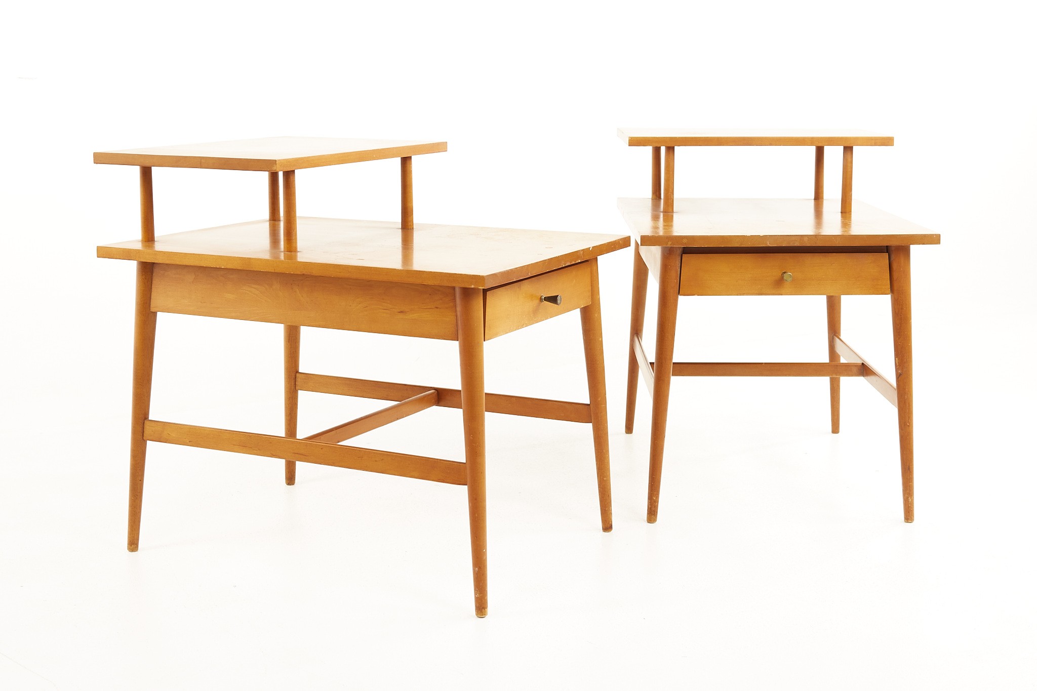 Images | Mid Century Modern Furniture - Mid Century Furniture Chicago Paul Mccobb for Planner Group Mid Century 2 Tier End Tables - a Pair